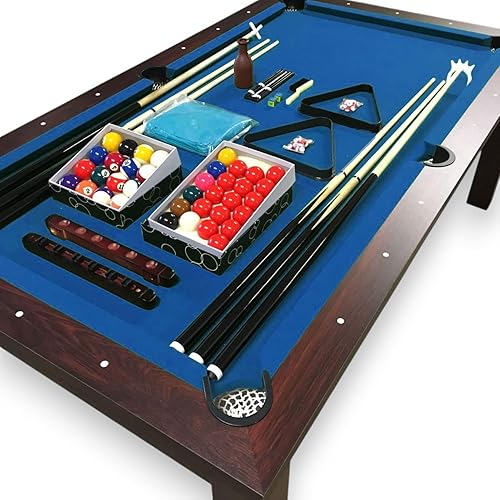 Miniatura 6 de Mesa de billar 7FT Modelo Blue Sky Snooker Accesorios Completos 7FT ¡Conviértete en una hermosa mesa! Plan de cobertura incluido en el precio