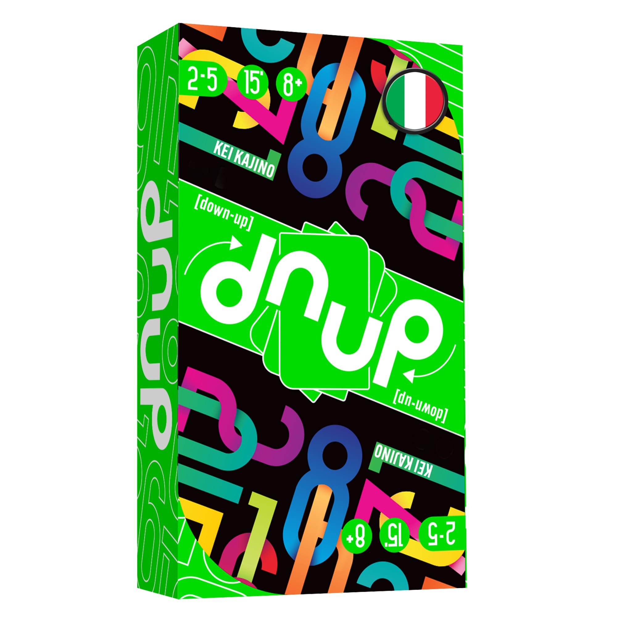 Asmodee - dnup, Strategic Board Game, Playing Cards - Downup Game, 2-5 Players, 8+ Years, Italian Edition
