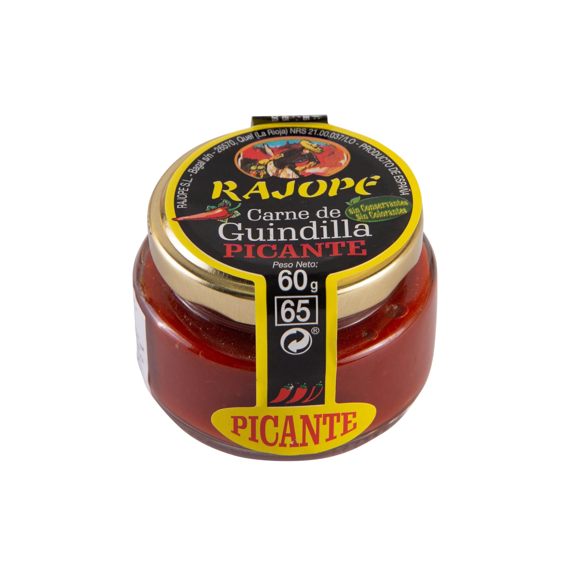 Rajope Chilli Pepper Paste Glass 60g