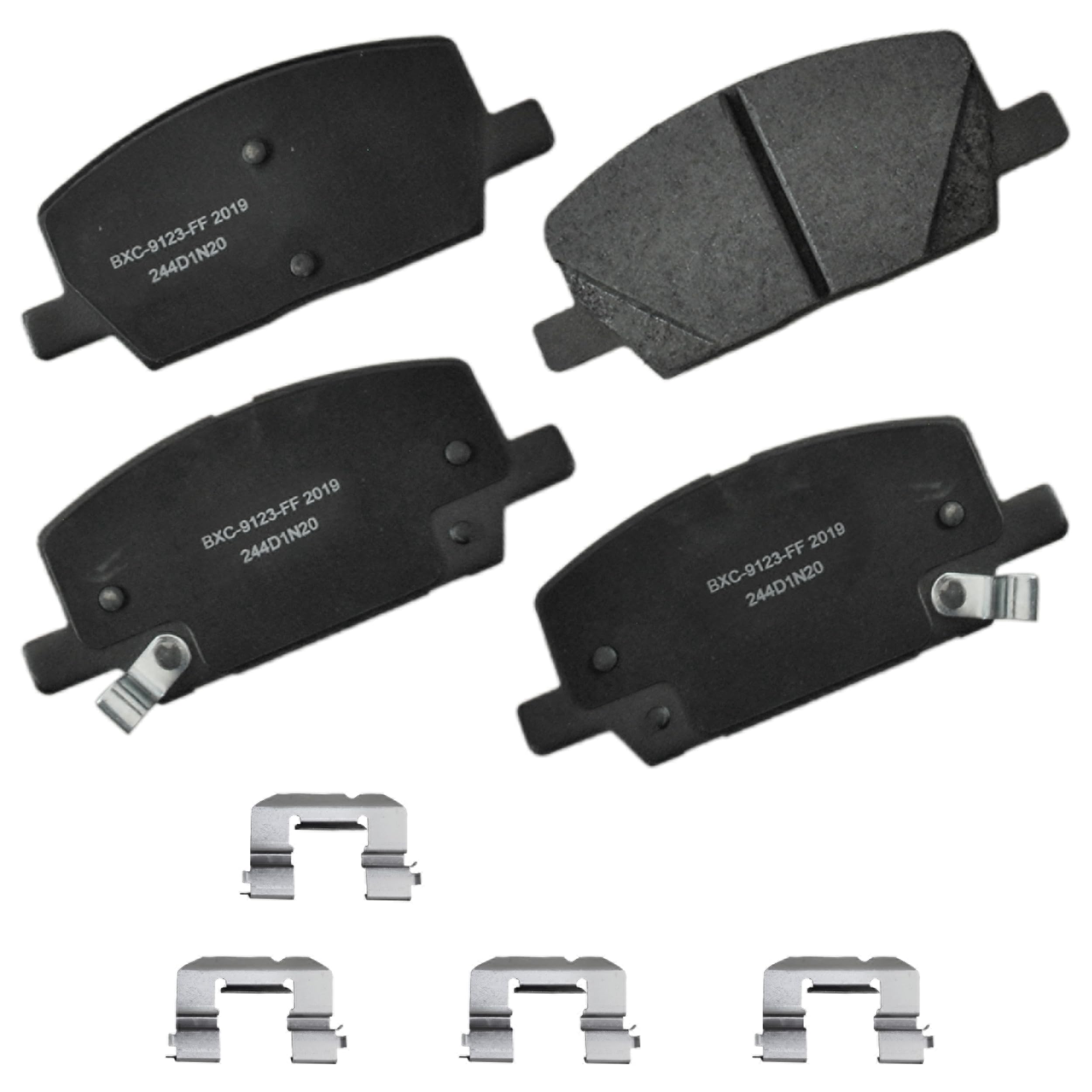 Bendix Premium SBC2019 Ceramic Front Brake Pads for Buick Encore 2022-2018, Chevrolet Trax 2022-2018