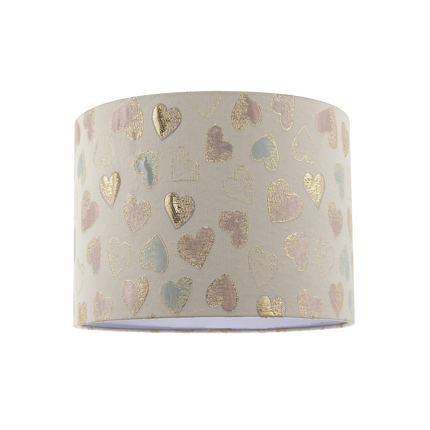 Happy Homewares Circular Lamp Shade - 25cm - Gold