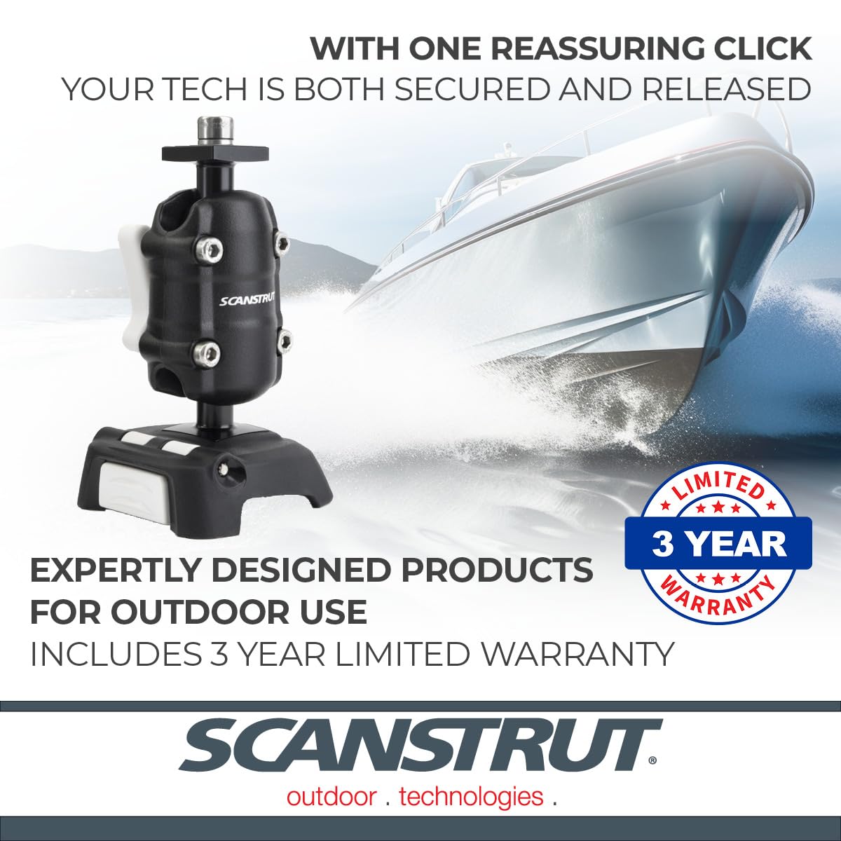 Scanstrut rls-am – Halterung, schwarz