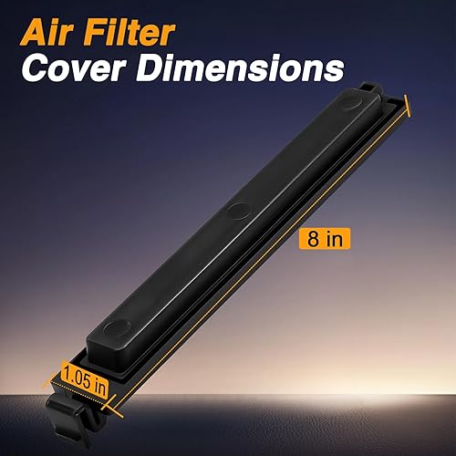 Miniatura 4 de Cubierta de filtro de aire de cabina para puerta compatible con Nissan 2013-2018 Altima 2016-2018 Maxima 2015-2018 Murano 2013-2018 Pathfinder