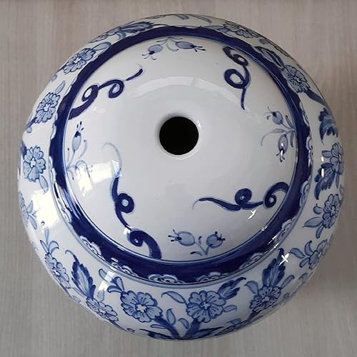 Miniatura 4 de Handmade Ceramic Lamp base Chinoiserie Ceramic Table Lamp base 12 inches of Height