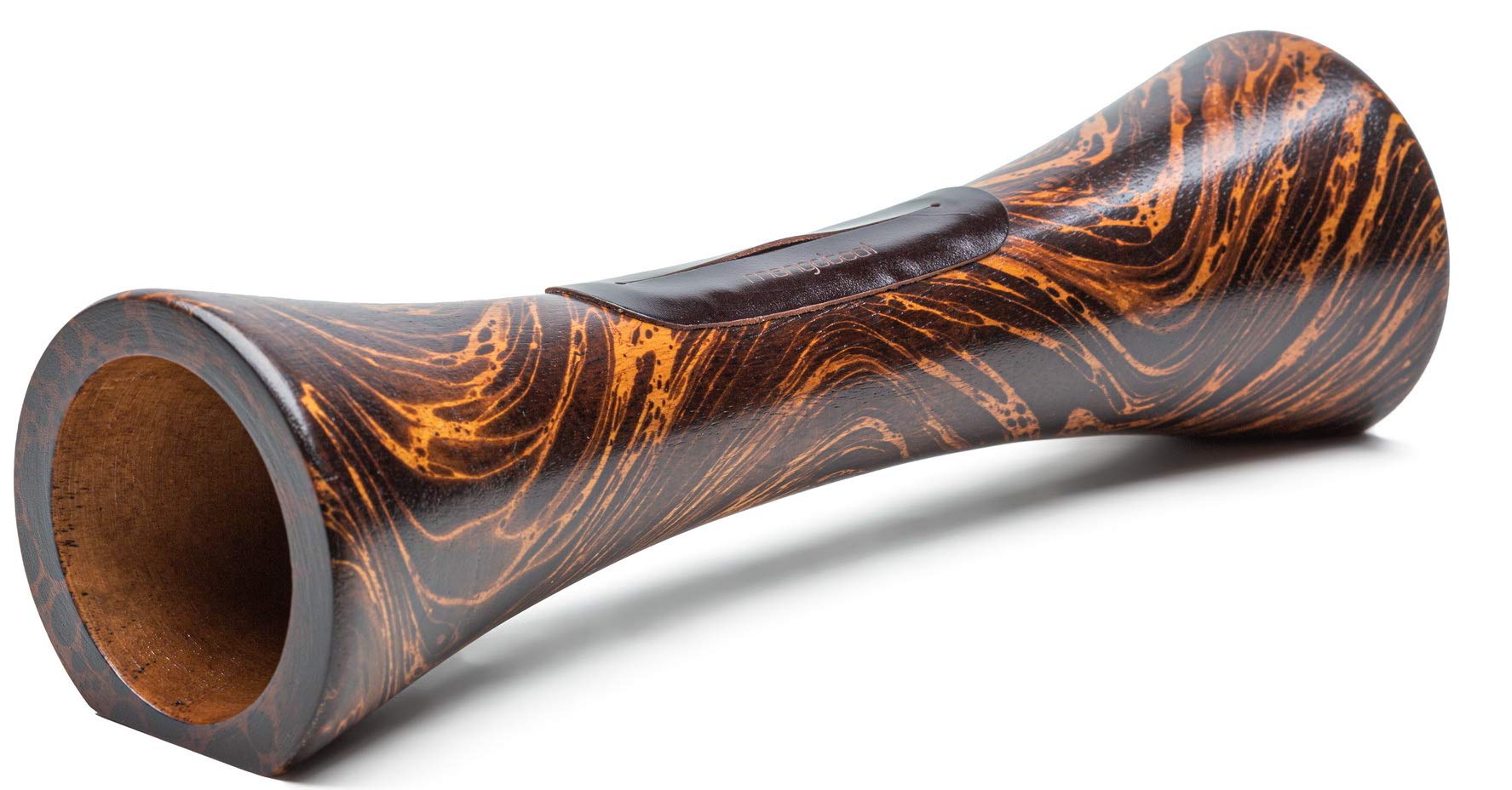 mangobeat® - Enceinte écologique et Universelle en Bois - Amplification de Tous Les Smartphones sans électricité - « Loupe » 35cm