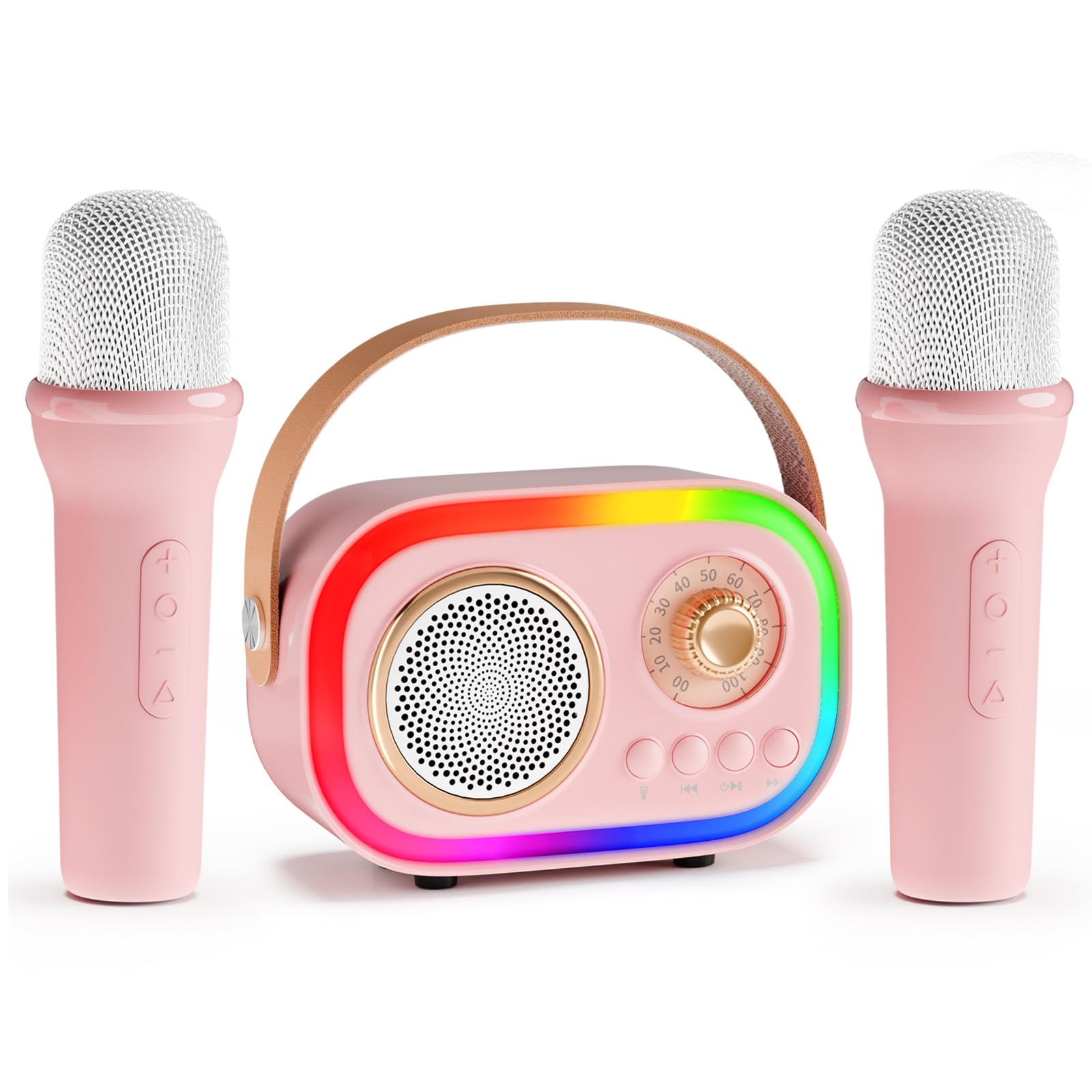 Biseoamz Altoparlante Bluetooth 5 In 1 Con Luce, Sveglia Per Bambini, Macchina Rumore Bianco, Lampada Da Comodino E Lettore MP3 – Regalo Perfetto Per Ragazze E Ragazzi