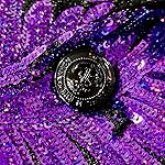 GONSIDA Men's Fashion Velvet Sequins Blazer Floral Pattern Party Prom Suit Jacket