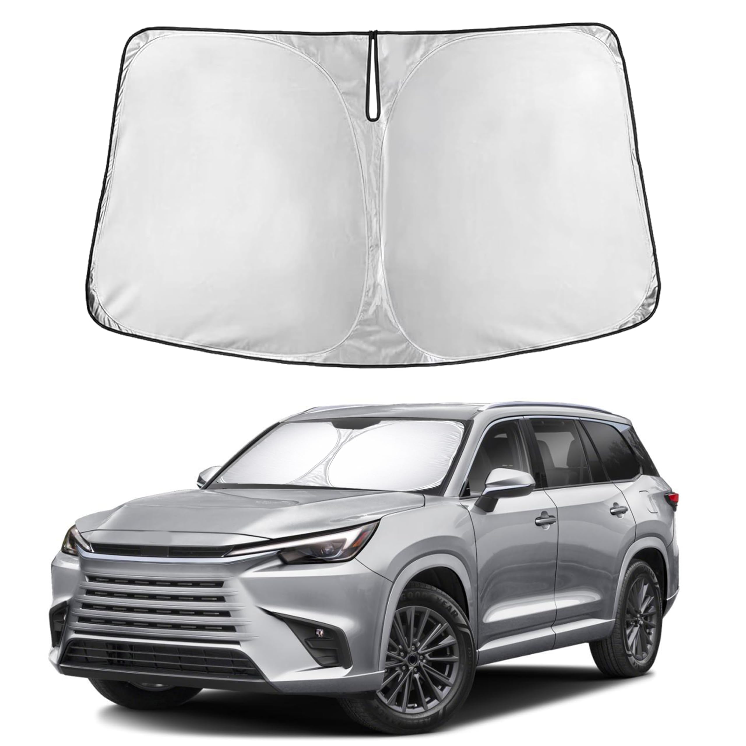 EcoNour Windshield Sunshade Compatible for Lexus TX 2024 2025 2026