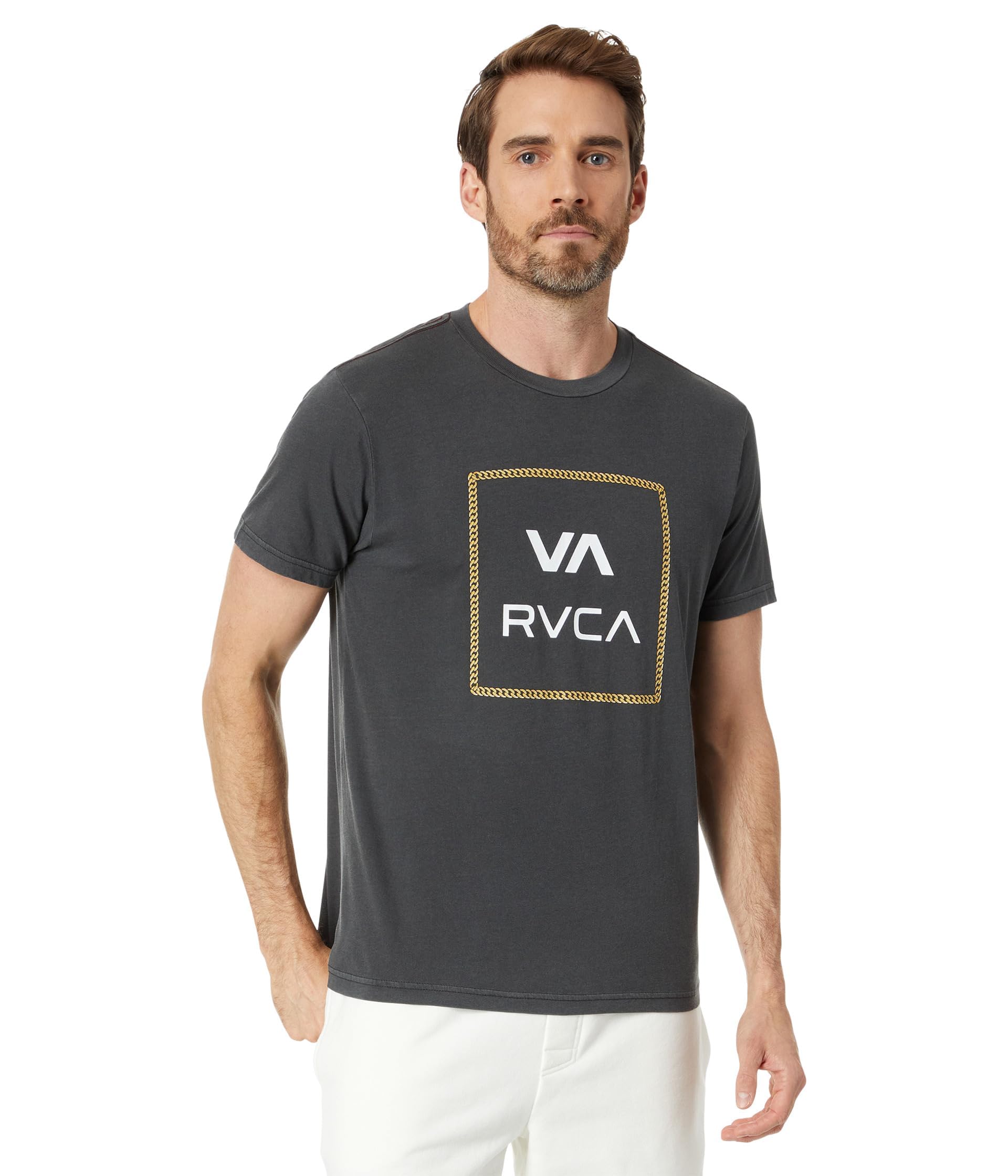 RVCAMen's Red Stitch Short Sleeve Graphic T-Shirts
