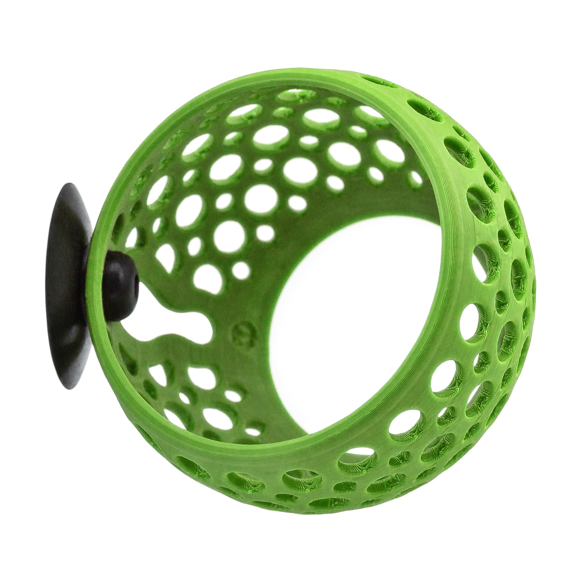 byMazy Betta Cave Lounge | Fish Tank Hideout & Hammock Ornament, Swim-Through for Betta, Small Fish, Shrimp – Aquarium Decoration with Plant Holder (Yellow Green, Small)