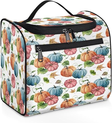 Miniatura 2 de Thanksgiving Day Fun Pattern Toiletry Bag for Women Travel Makeup Organizer with Hanging Hook Traveling Cosmetic Bags for Toiletries Accessories