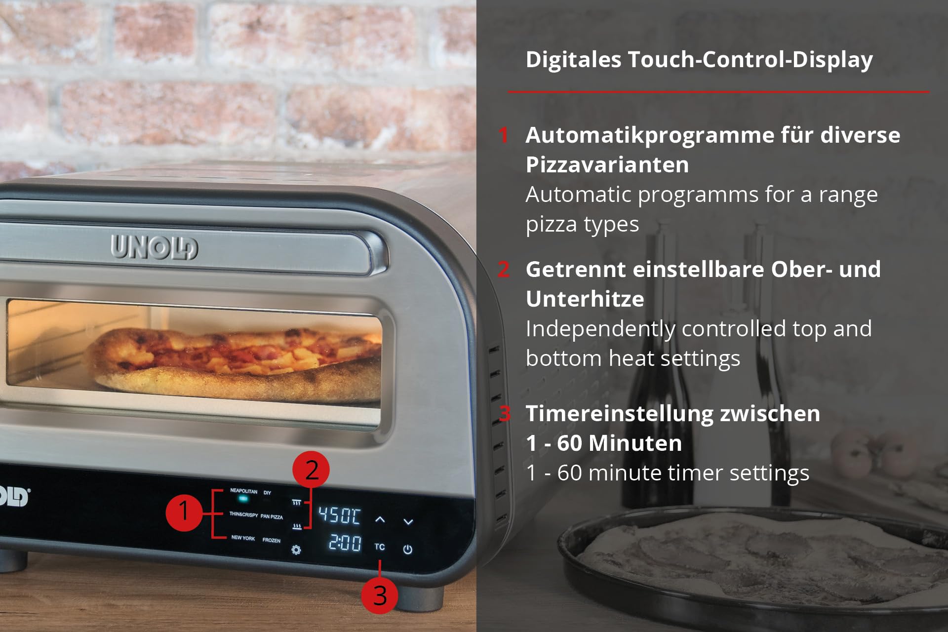 Unold Luigi Four à pizza 9.7 l