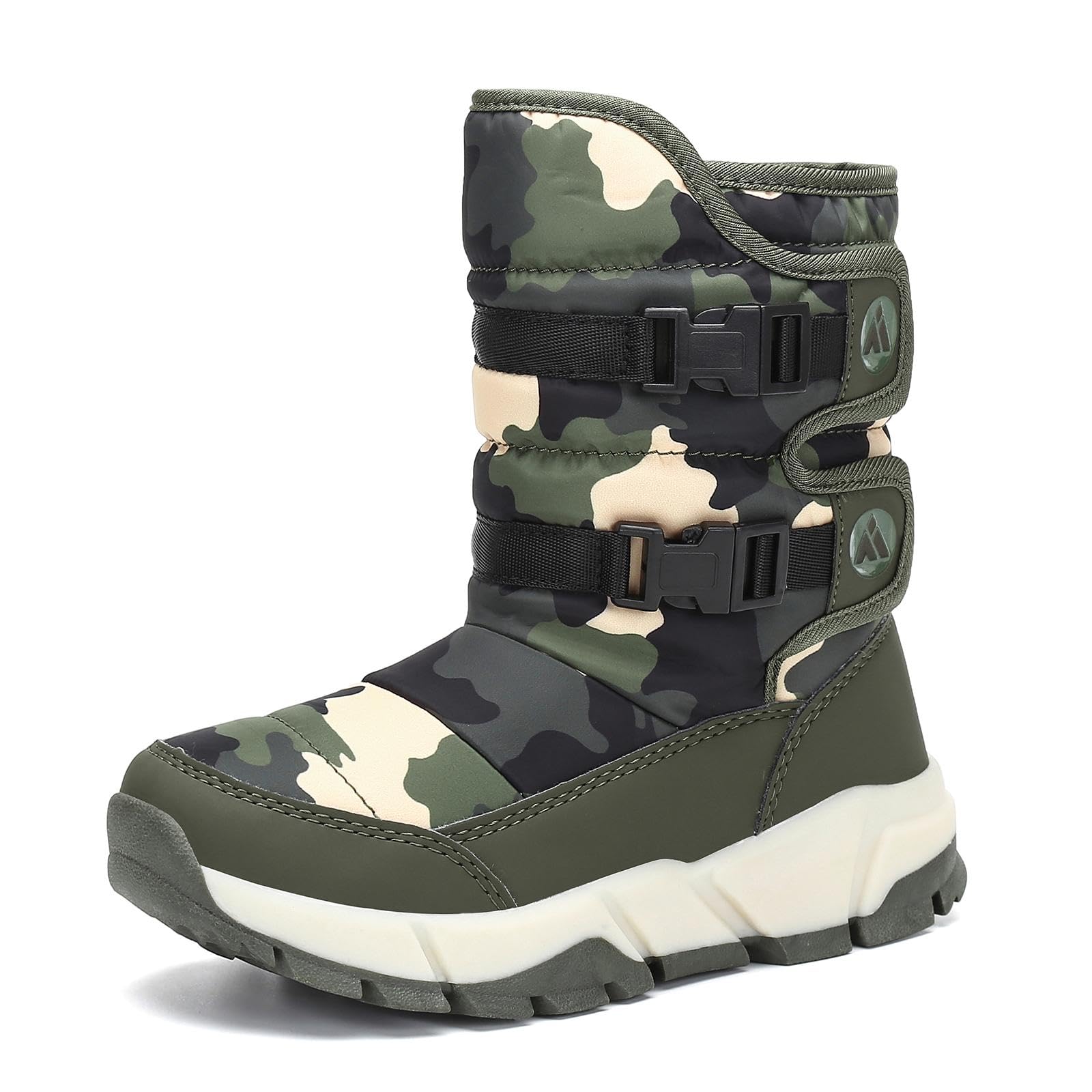 Mishansha Bambini Stivali da Neve Ragazze Caldo Fodera Stivaletti Invernali Ragazzi Scarpe Comodo Antiscivolo