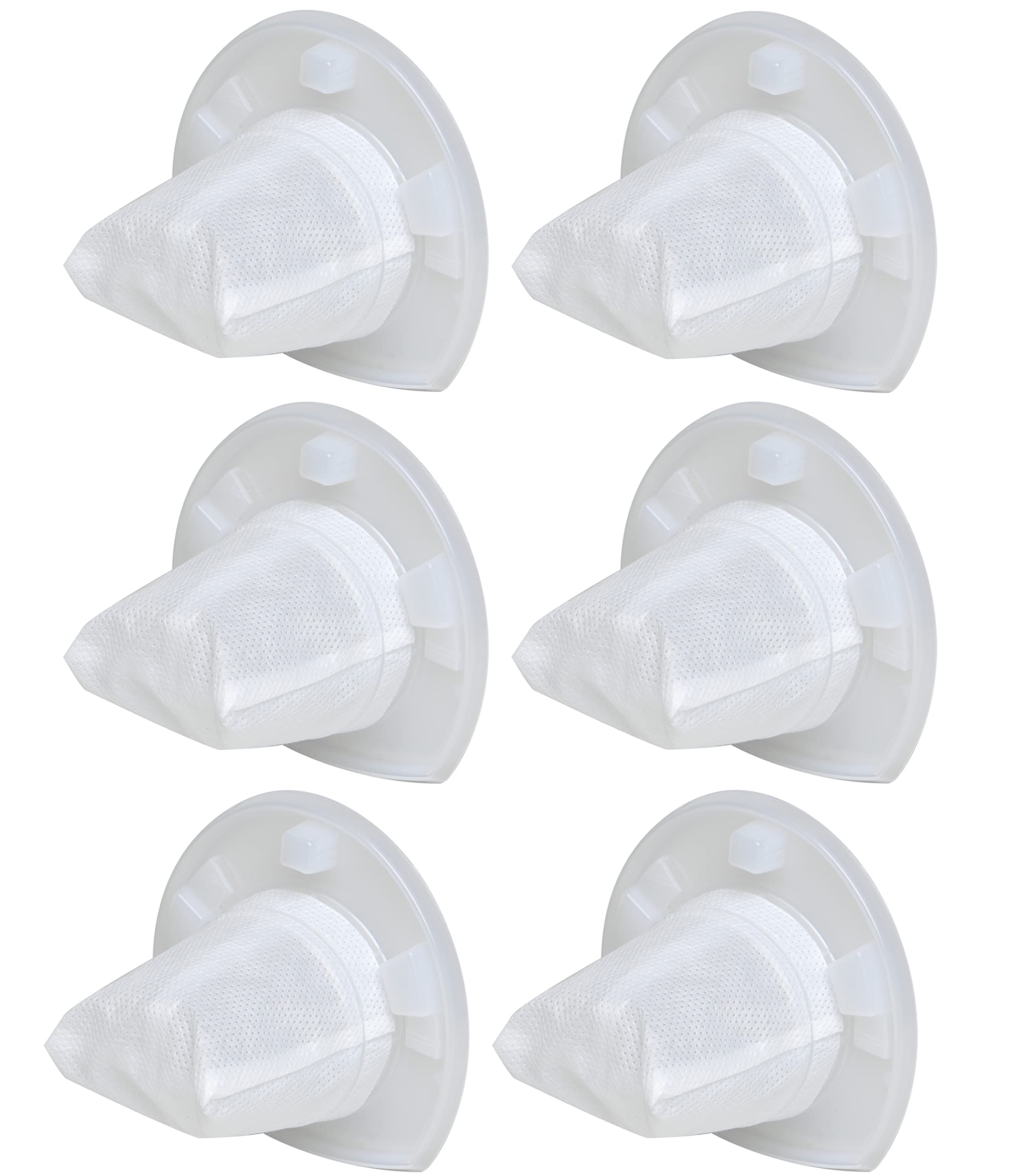 6 Pack Replacement Vacuum Filter for Black & Decker Power Tools VF110 Cordless Vacuum CHV1410L CHV1510 CHV9610 CHV1210 CHV1410L32 90558113-01,Not for HHVI315JO32 HHVI315JO42 HHVI320JR02 HHVI325JR22