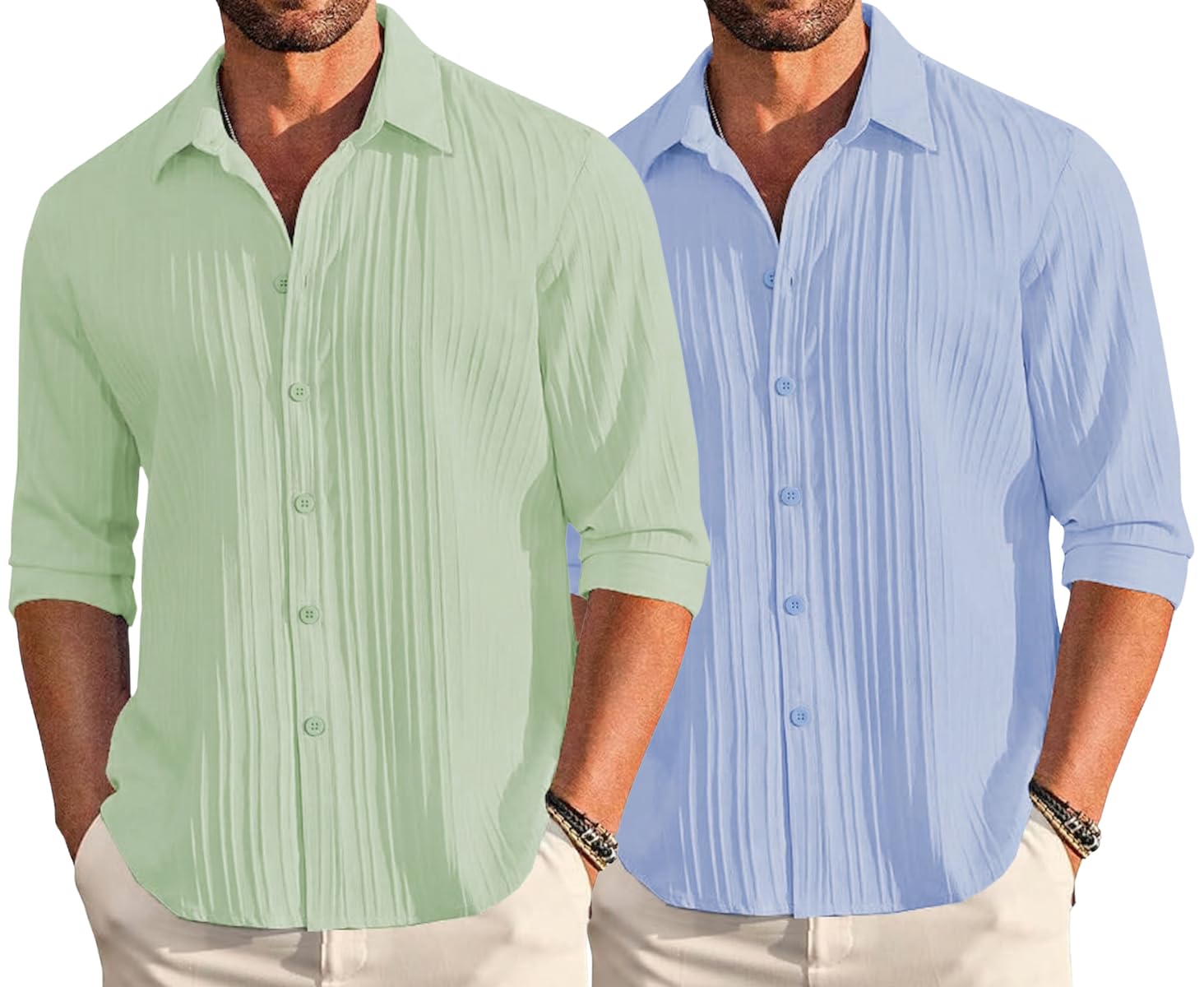 Men's Full Shirt| Unique Shirts Stylish |Casual Regular fit Shirts|Polycotton Button Down Shirt-image-46