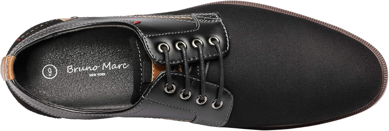 Bruno Marc Men's Dress Shoes Casual Business Oxford 13 2-black