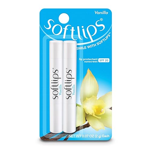 Protector de labios Softlips SPF 20 vainilla 2 unidades paquete de 6