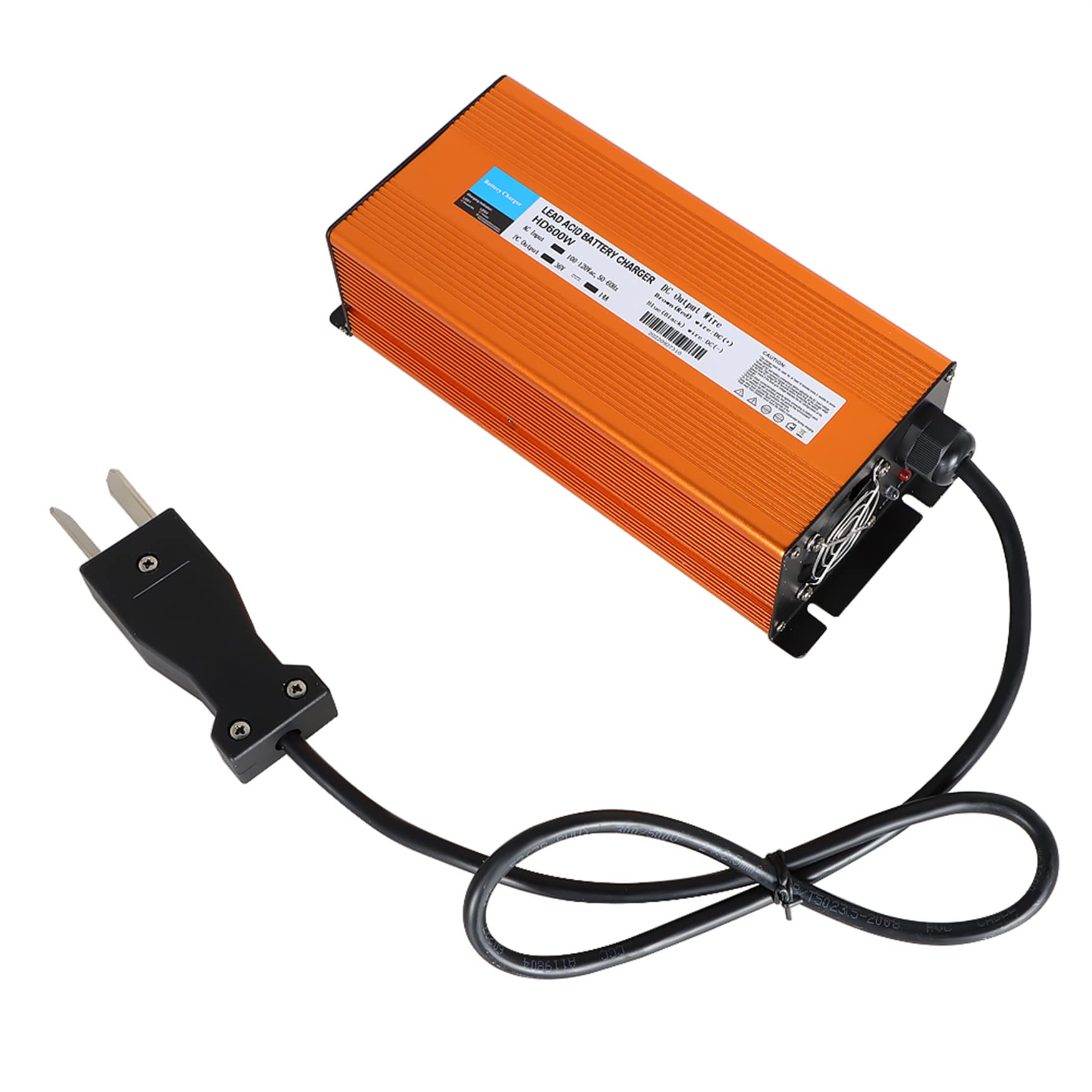 WFLNHB 14A 36 Volt Golf Cart Battery Charger Replacement for EZGO Club Car Yamaha with Crowfoot Plug