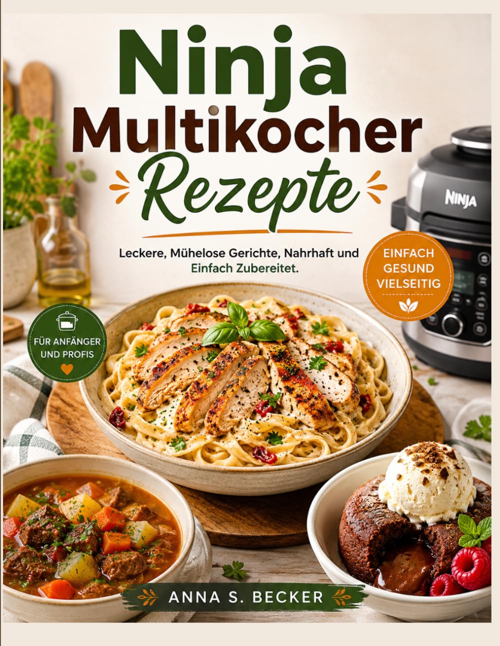 Ninja Multikocher Rezepte: Leckere, Mühelose Gerichte, Nahrhaft und Einfach Zubereitet.