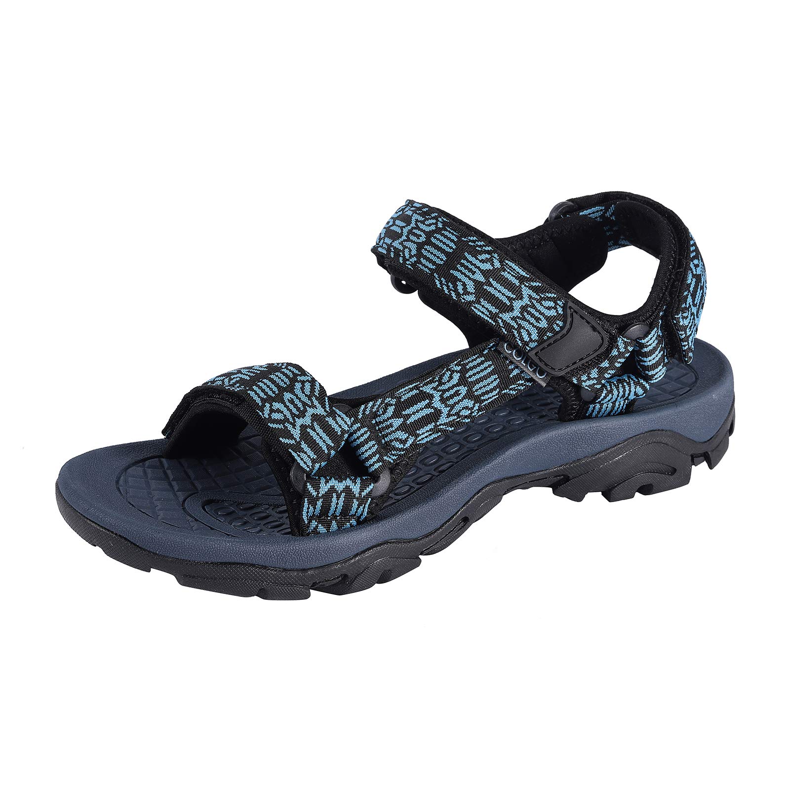 Colgo Men's Sport Sandals Comfort Classic Athletic Hiking Sandals with Arch Support Outdoor Wading Beach Water Shoes