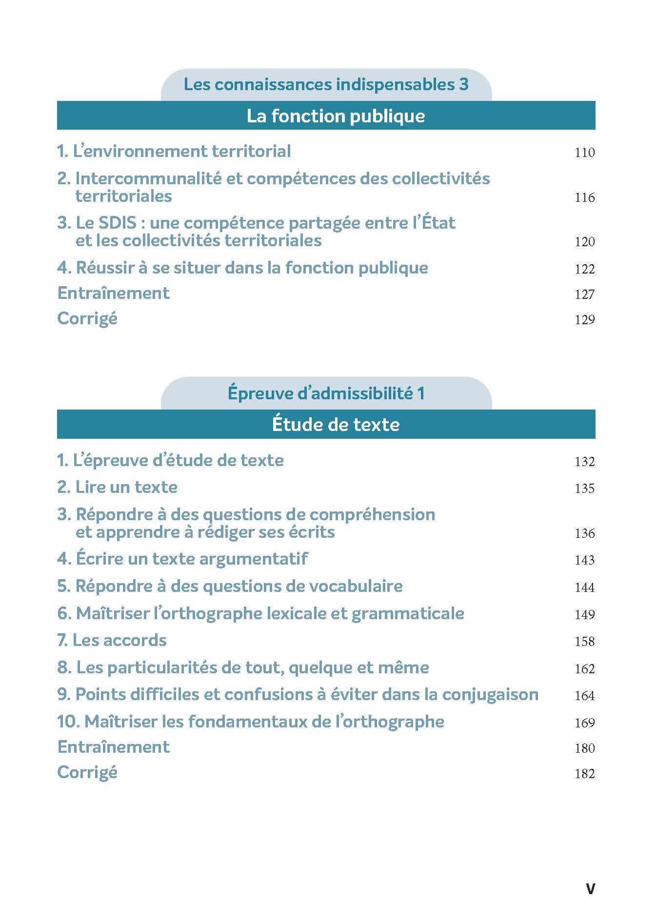 Concours Caporal sapeur-pompier professionnel 2025-2026: Tout-en-un