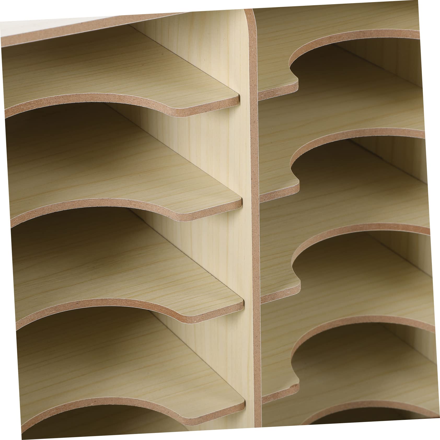 Cabilock Caja de Almacenamiento para Teléfono Móvil Soporte para Teléfono Celular Organizador de Madera para Mesa de Oficina Y Aula Caja de Almacenamiento para Teléfono