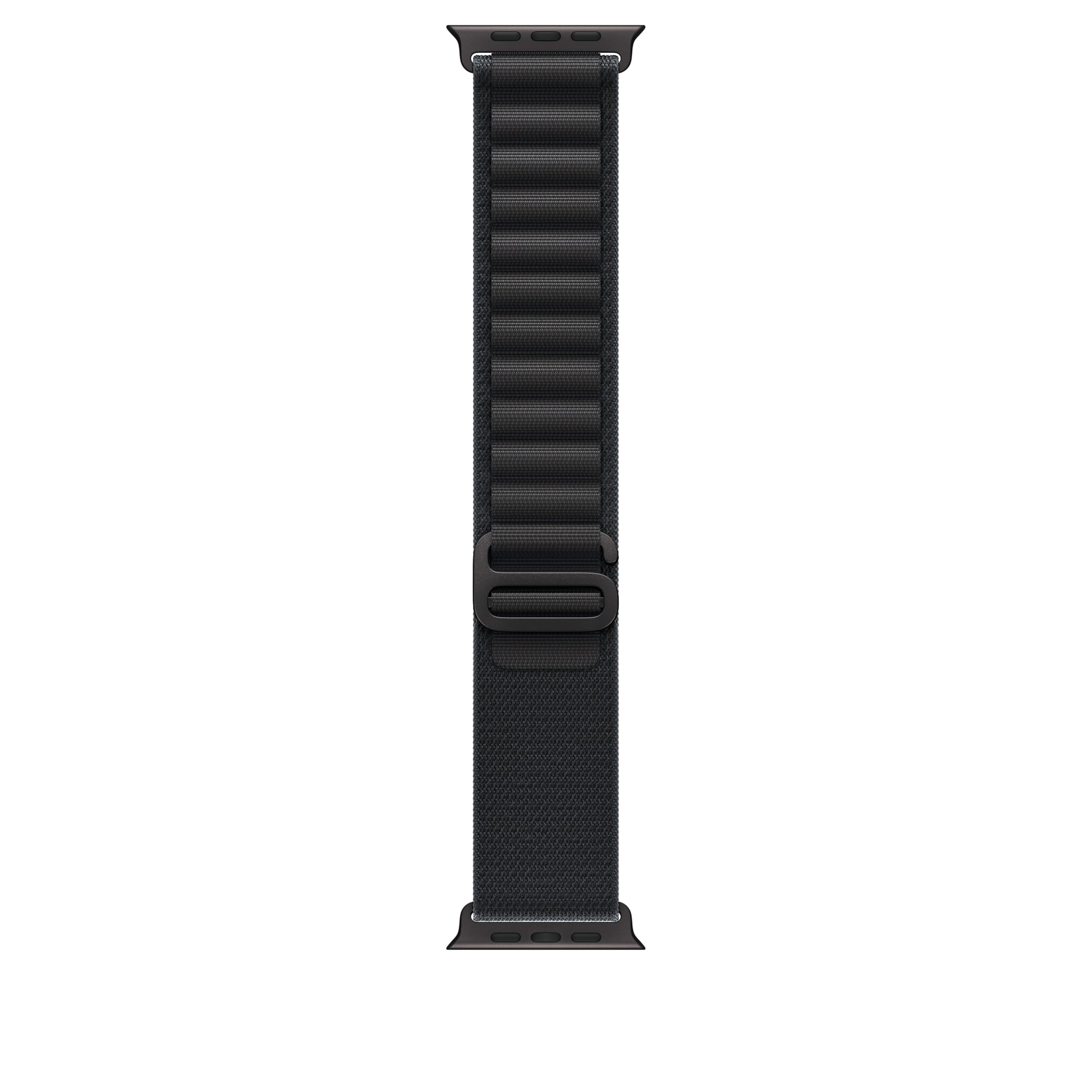 Apple Watch Band - Alpine Loop - 49mm - Black - Medium - Black Titanium Finish