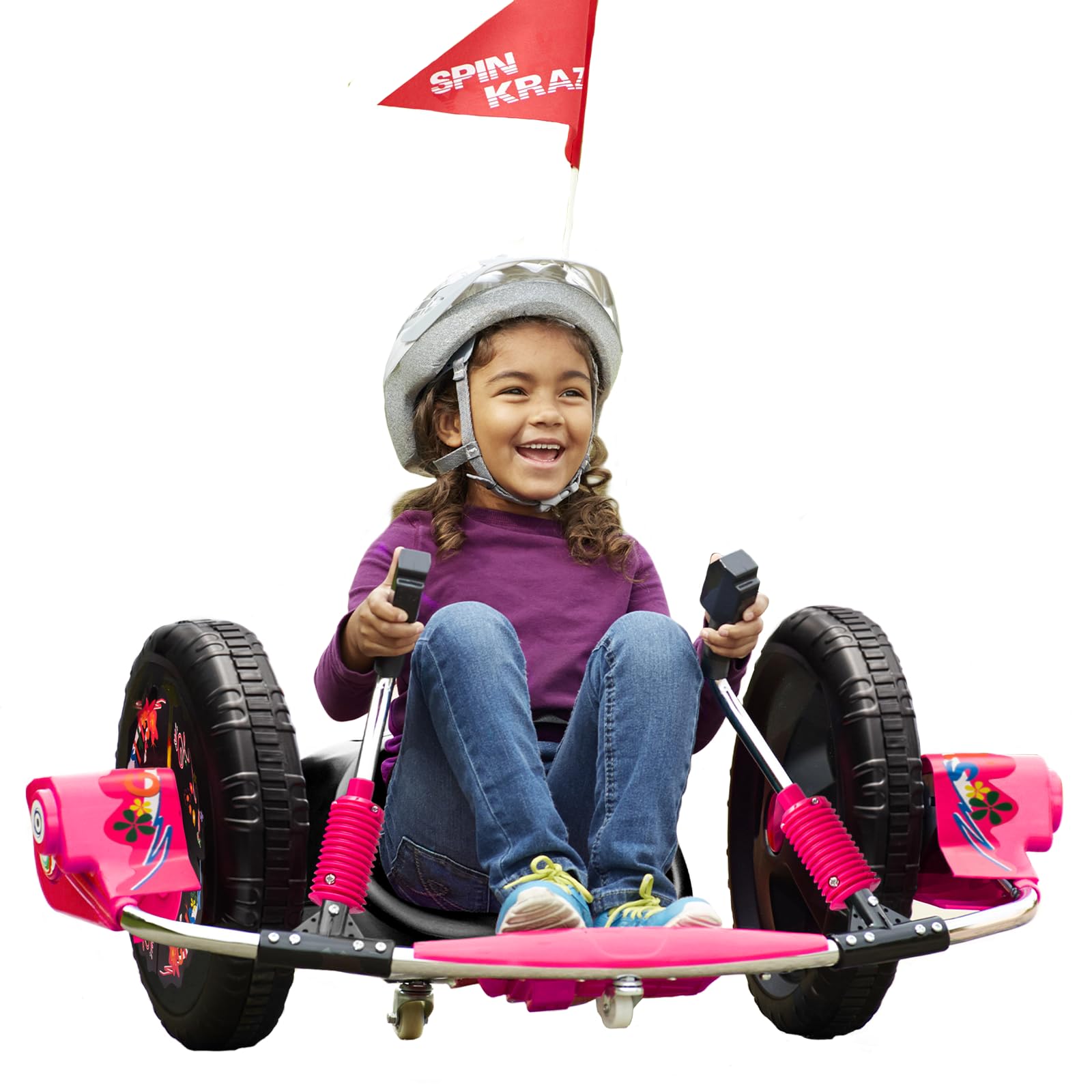Amazon.com: Acnico Electric Drifting Go Kart for Kids, 12V Pink