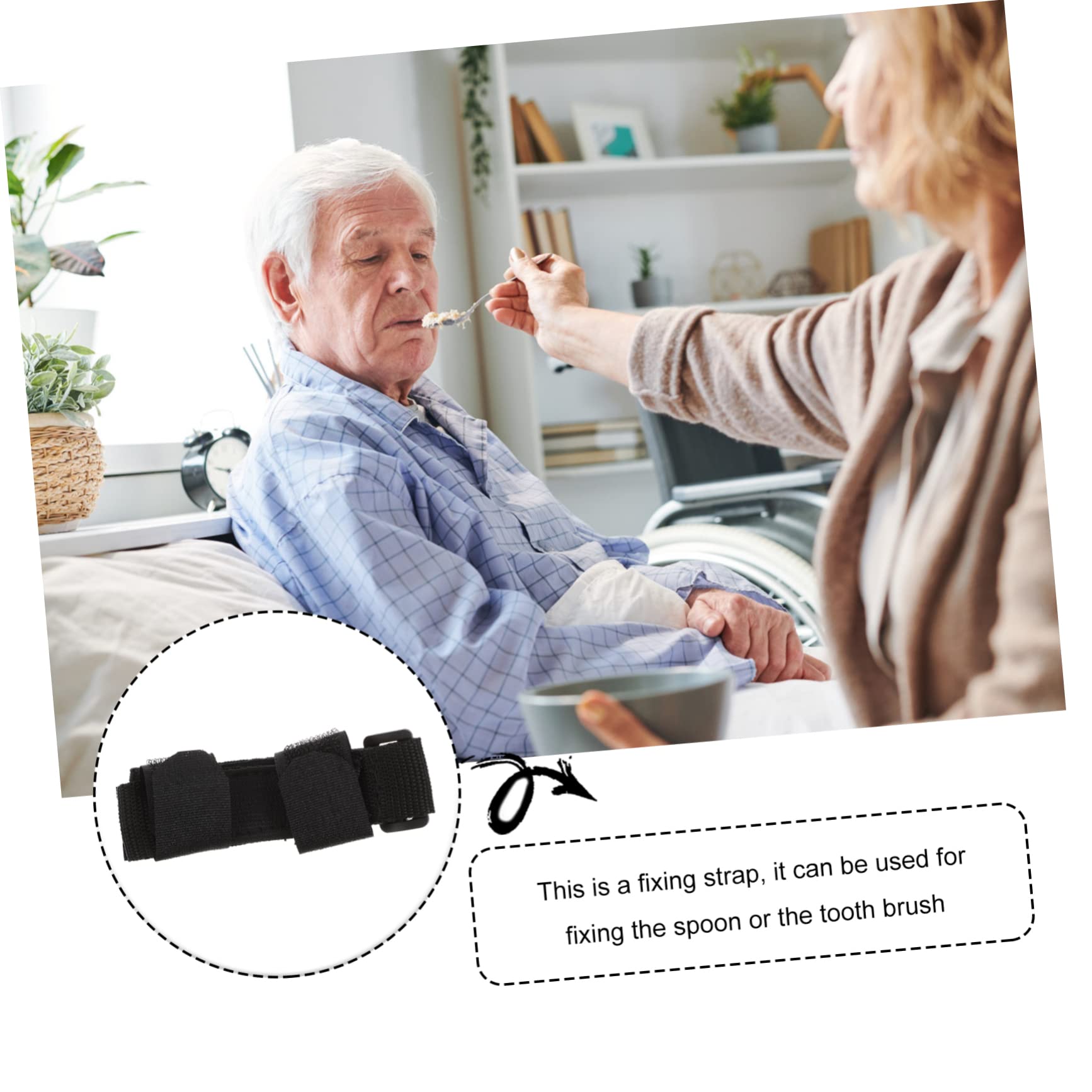 FOMIYES Assistive Devices for Elderly: Multi-Function Fixing Straps for One Handed People