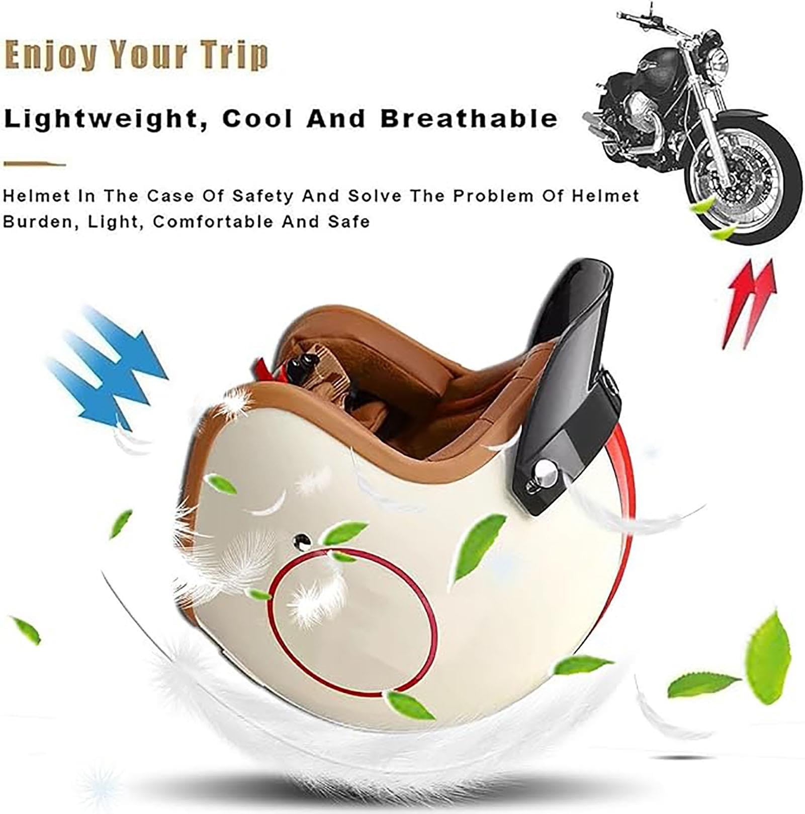 Casco moto aperto - Casco moto scooter Crash Jet Helme