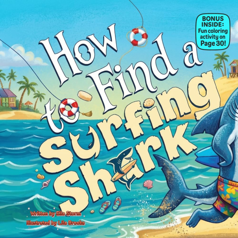 How to Find a Surfing Shark: A Fun Rhyming Ocean Adventure Full of Waves, Laughter, and Brave Little