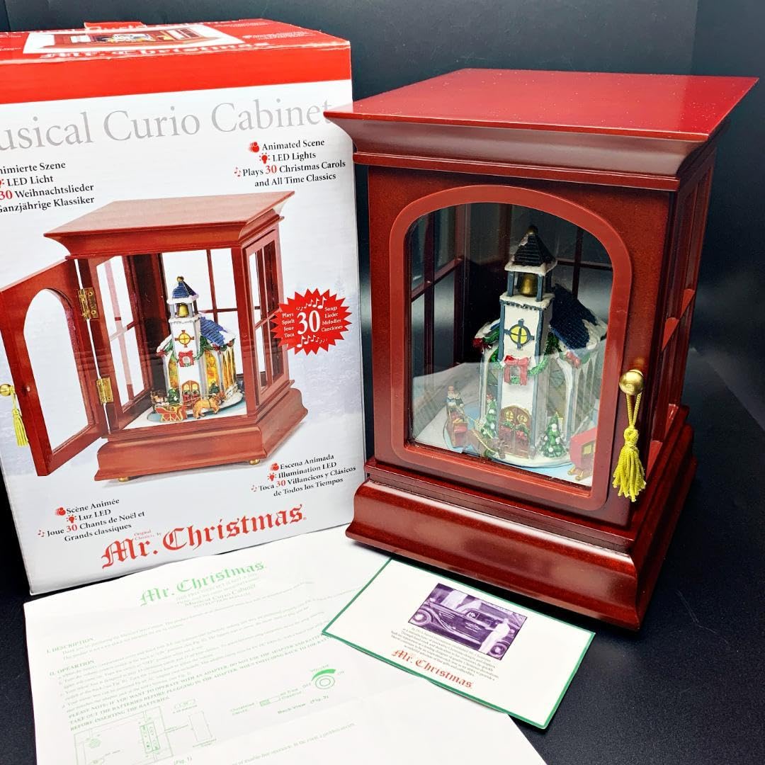 Amazon.com: Mr. Christmas Electronic Music Box Musical Curio