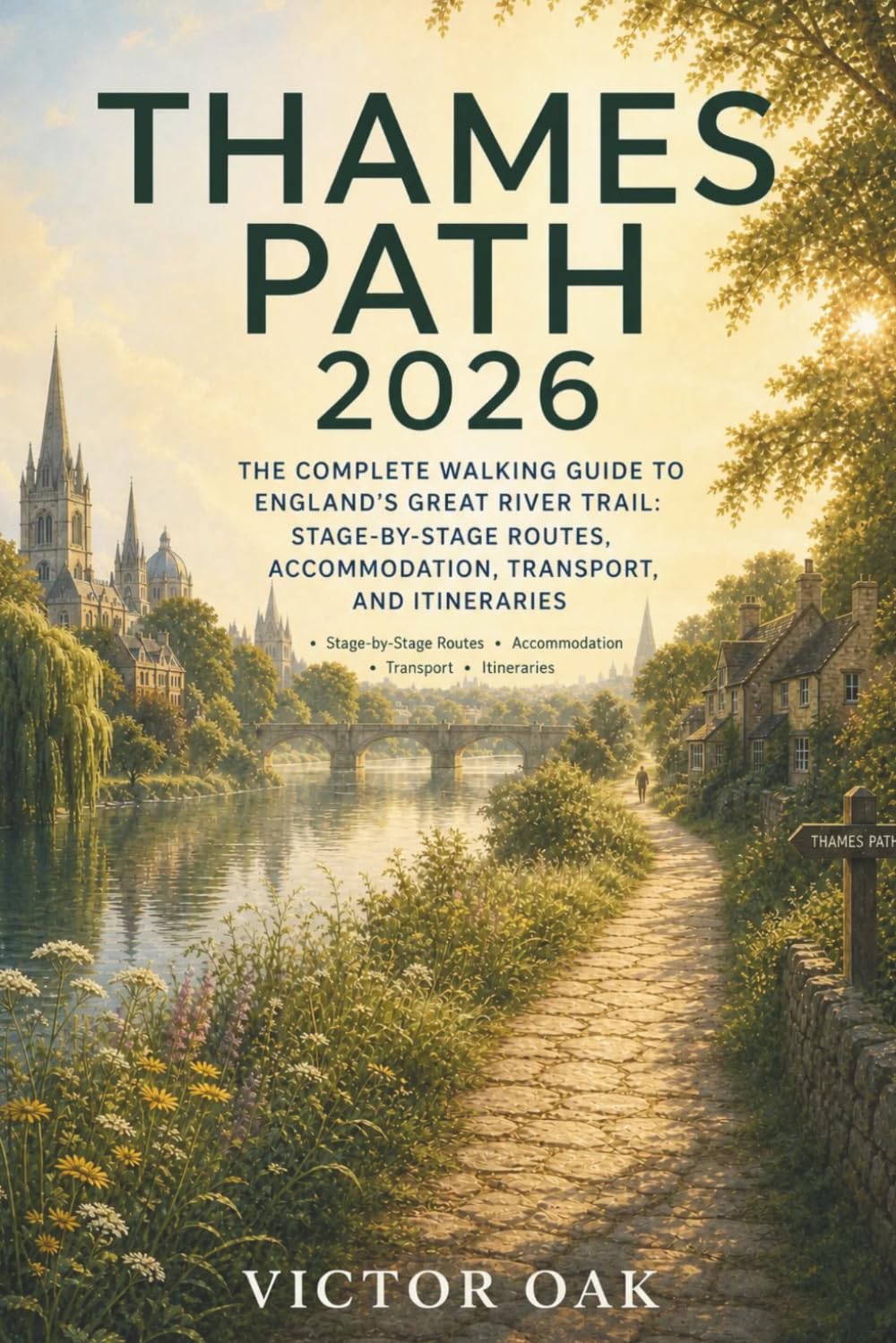 THAMES PATH 2026: The Complete Walking Guide to England's Great River Trail: Stage-by-Stage Routes, Accommodation, Transport, and Itineraries