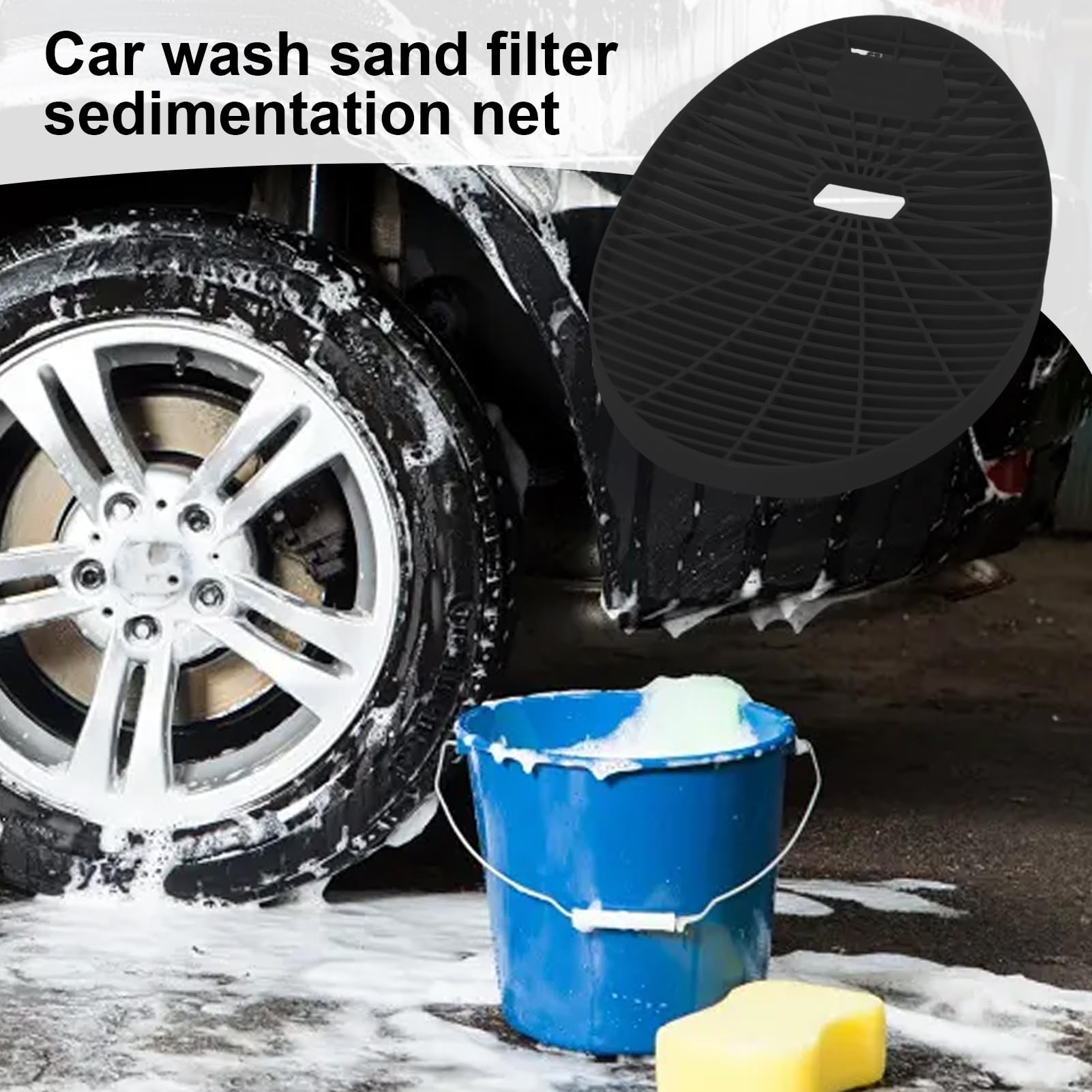 Filtre pour Seau de Lavage Auto | Seaux de Lavage pour Détail Automobile - Insert Filet Capteur Séparateur pour Lavage Automobile Et Détailing