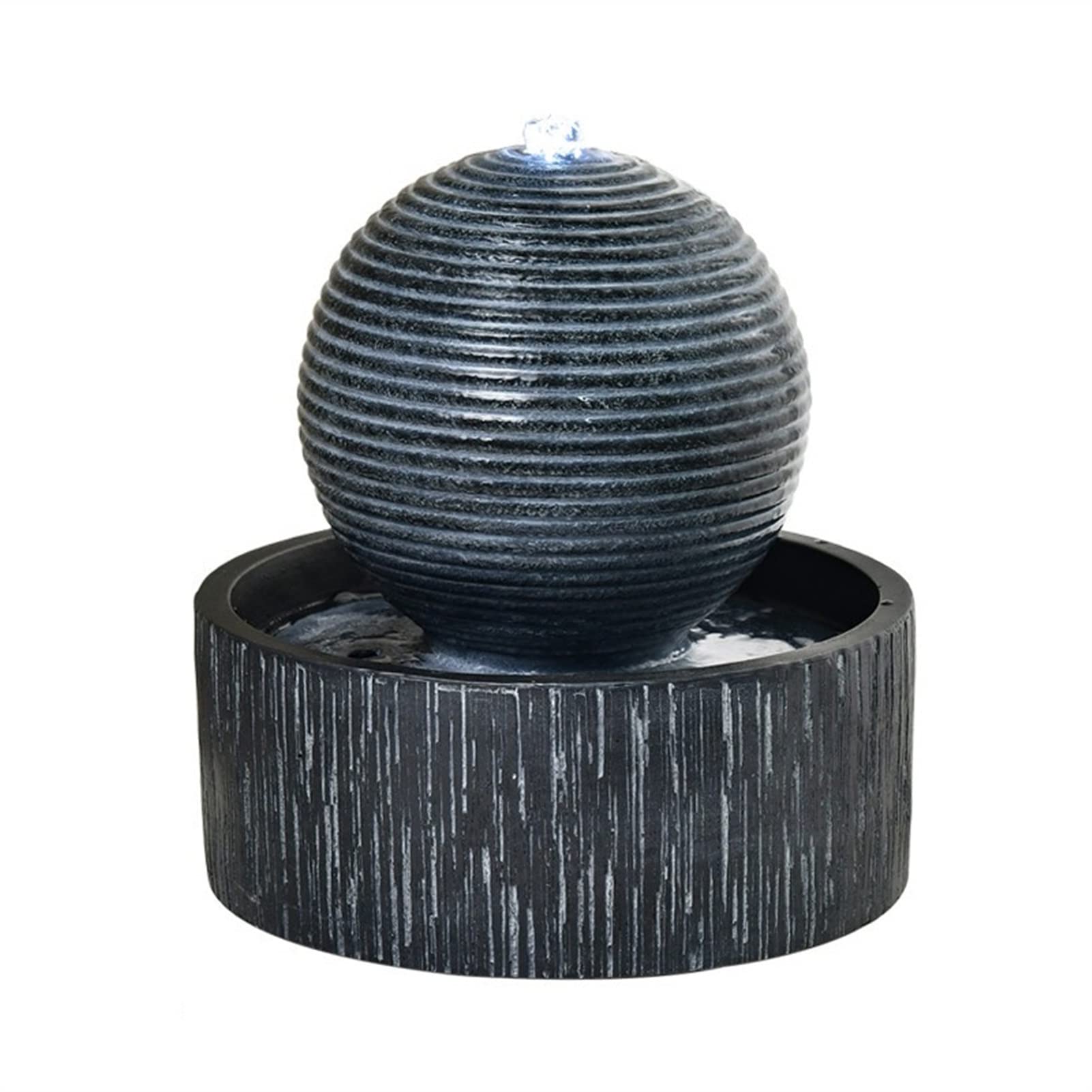 Fuente Decorativa de Interior Fuente de Escritorio Fuente de Mesa de relajación - Decoración de Mesa Interior - Fuente de Agua de circulación Simple Fuente de rocalla Hogar
