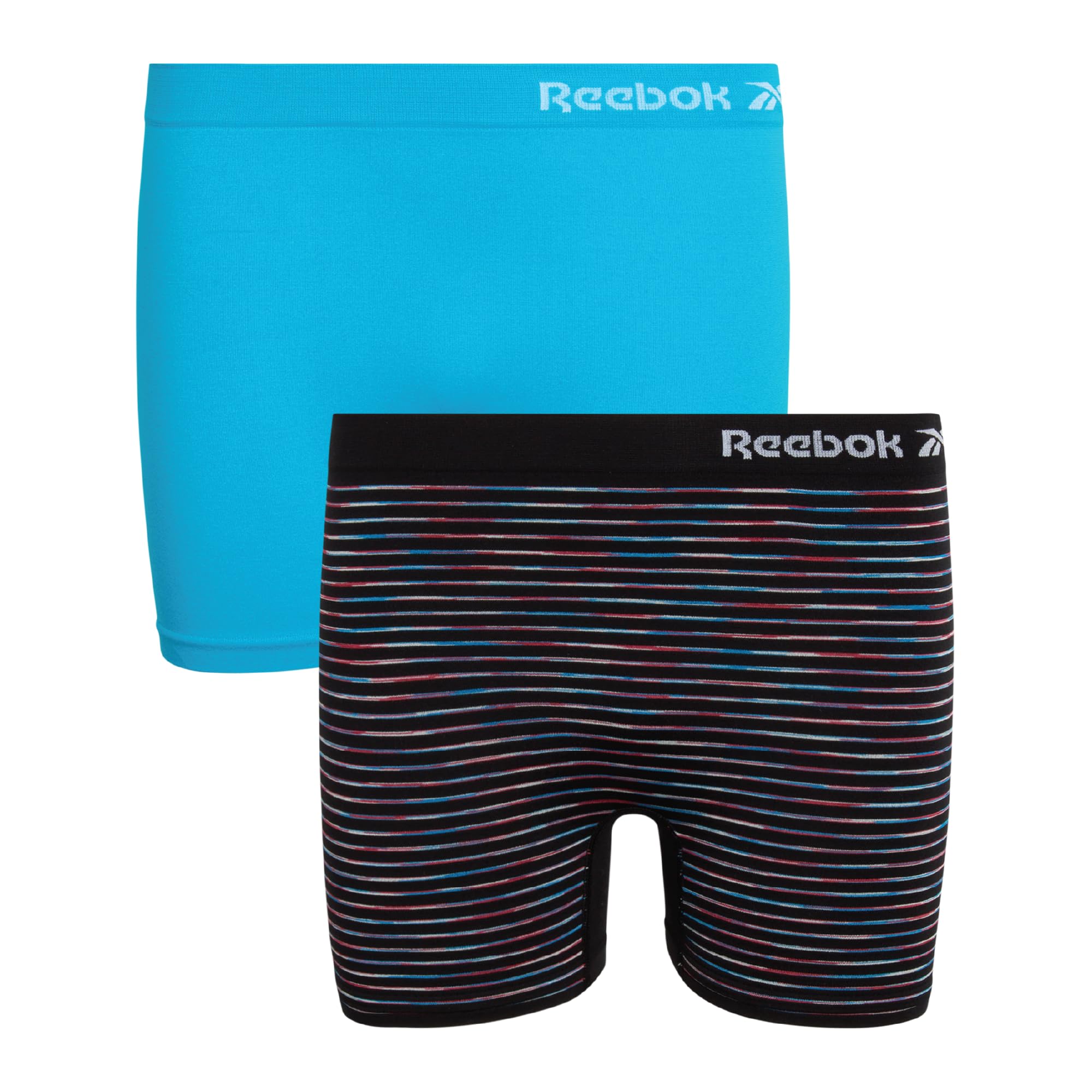 Reebok Girls Bike Shorts - 2 Pack Stretch Performance Dance Cartwheel Shorts for Girls - Seamless Underwear Shorties