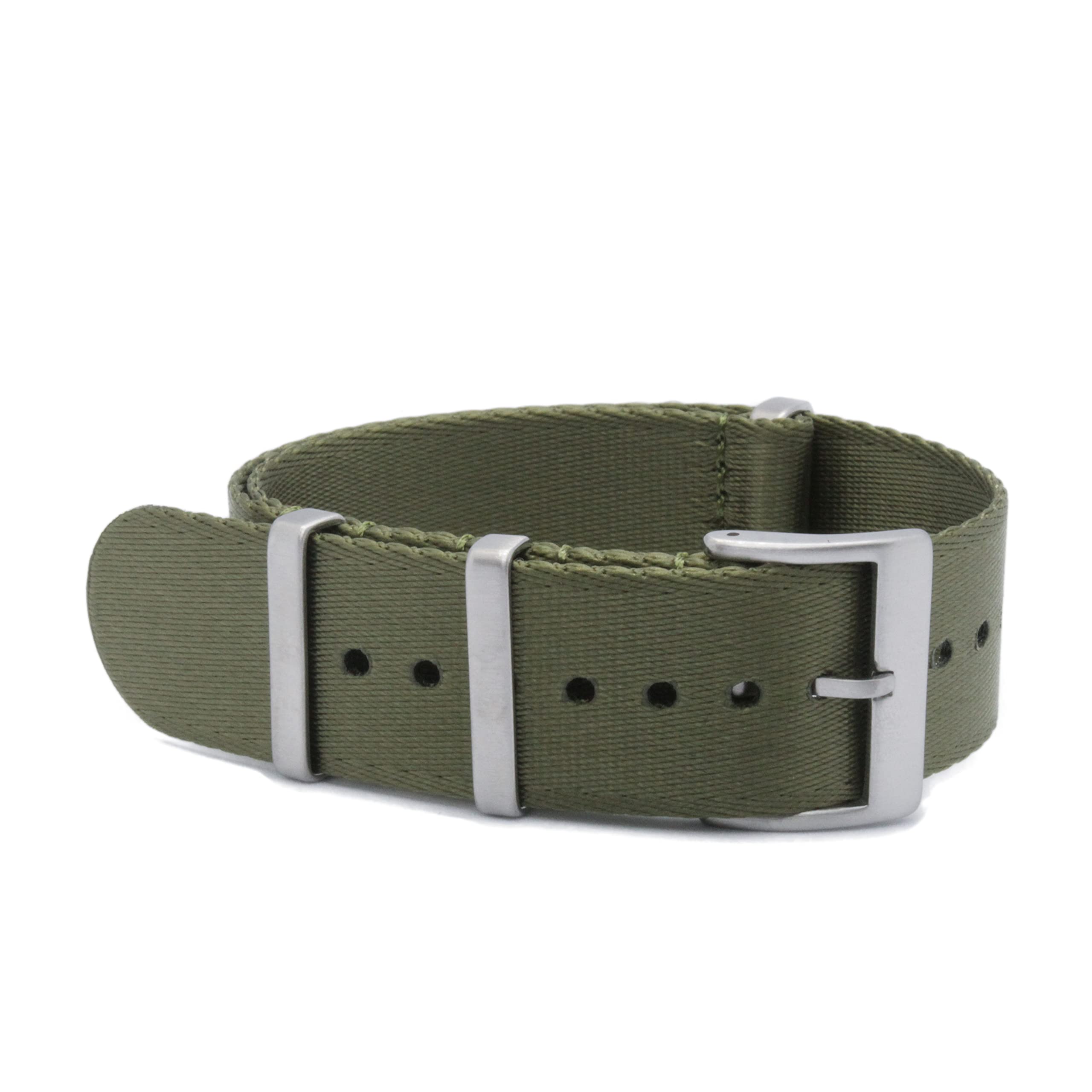 WAMD Cinturón de seguridad de nailon suave NATO correas de reloj – elección de color y ancho, Multicolor, 20 mm, Correa
