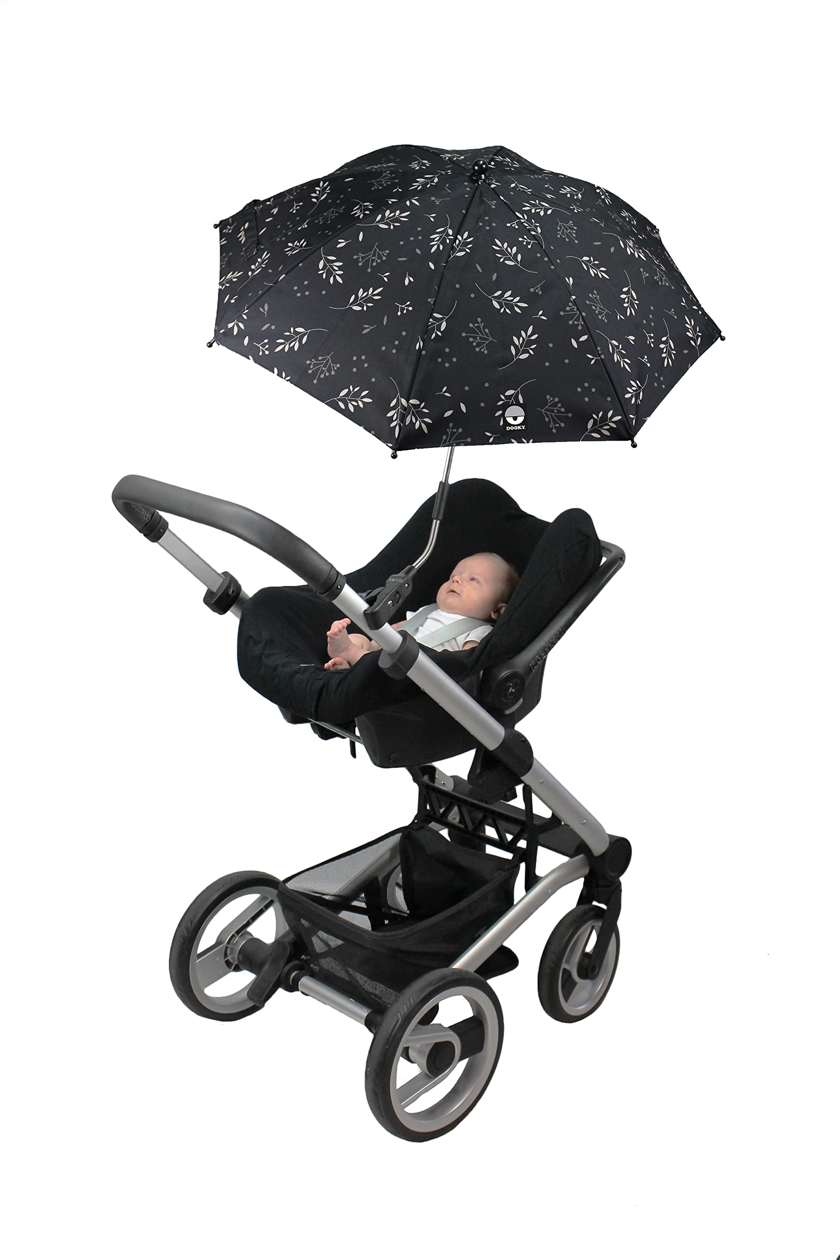 Dooky - Sonnenschutz Kinderwagen & Buggy UPF 50+ Sonnenschirm, Sonnensegel für Kinder & Baby- Durchmesser 76 cm - 100% Polyester - Kinderwagen Zubehör UV-Schutz