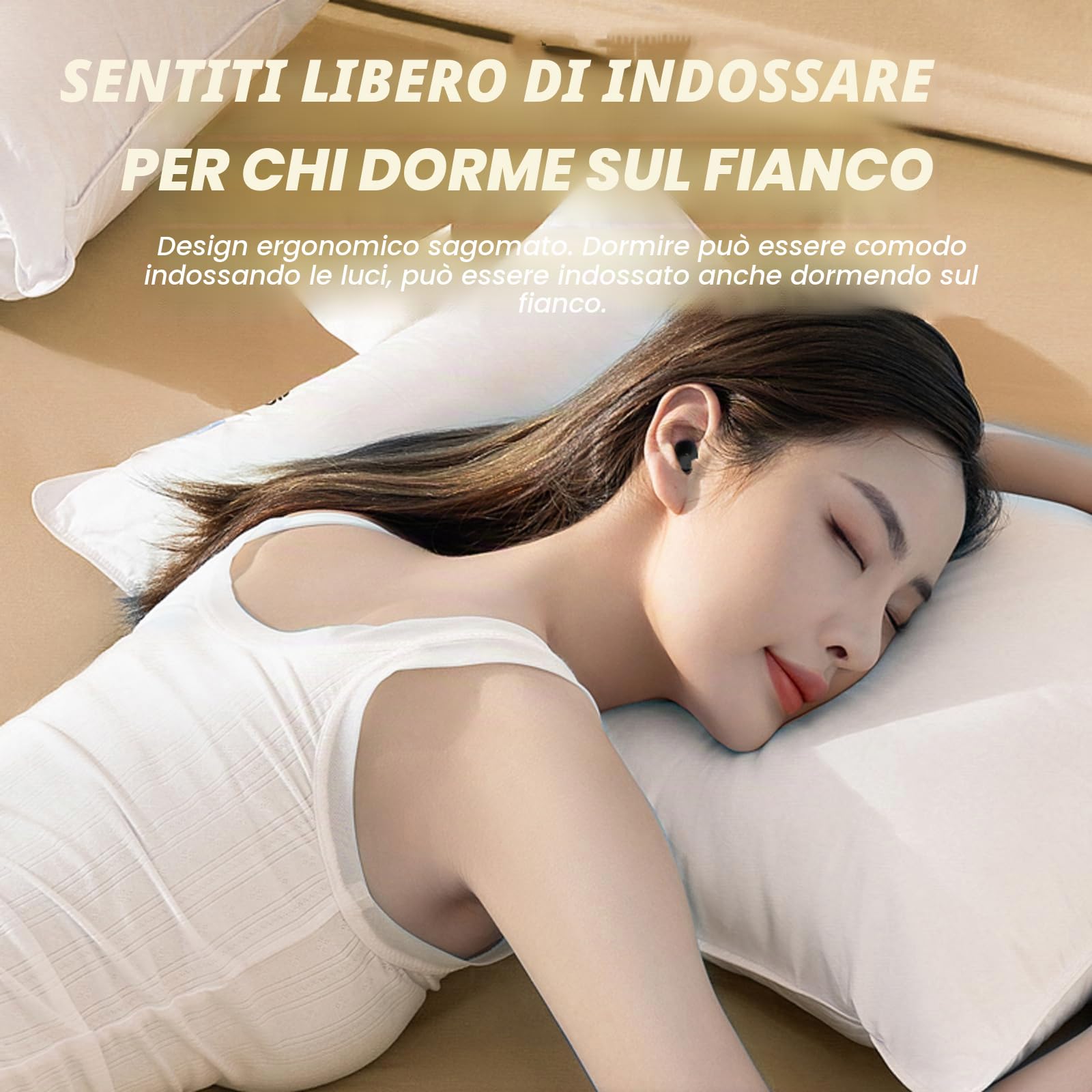 Mini auricolari invisibili senza fili Bluetooth per orecchie piccole, micro auricolari discreti di piccole dimensioni, auricolari nascosti per il lavoro, mini auricolari piccoli, invisibili, minuscoli