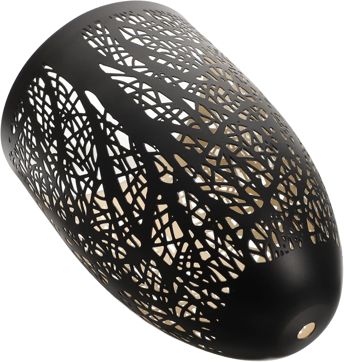 Mobestech Wrought Iron Hollow Lampshade Hollow Out Lampshade Corner