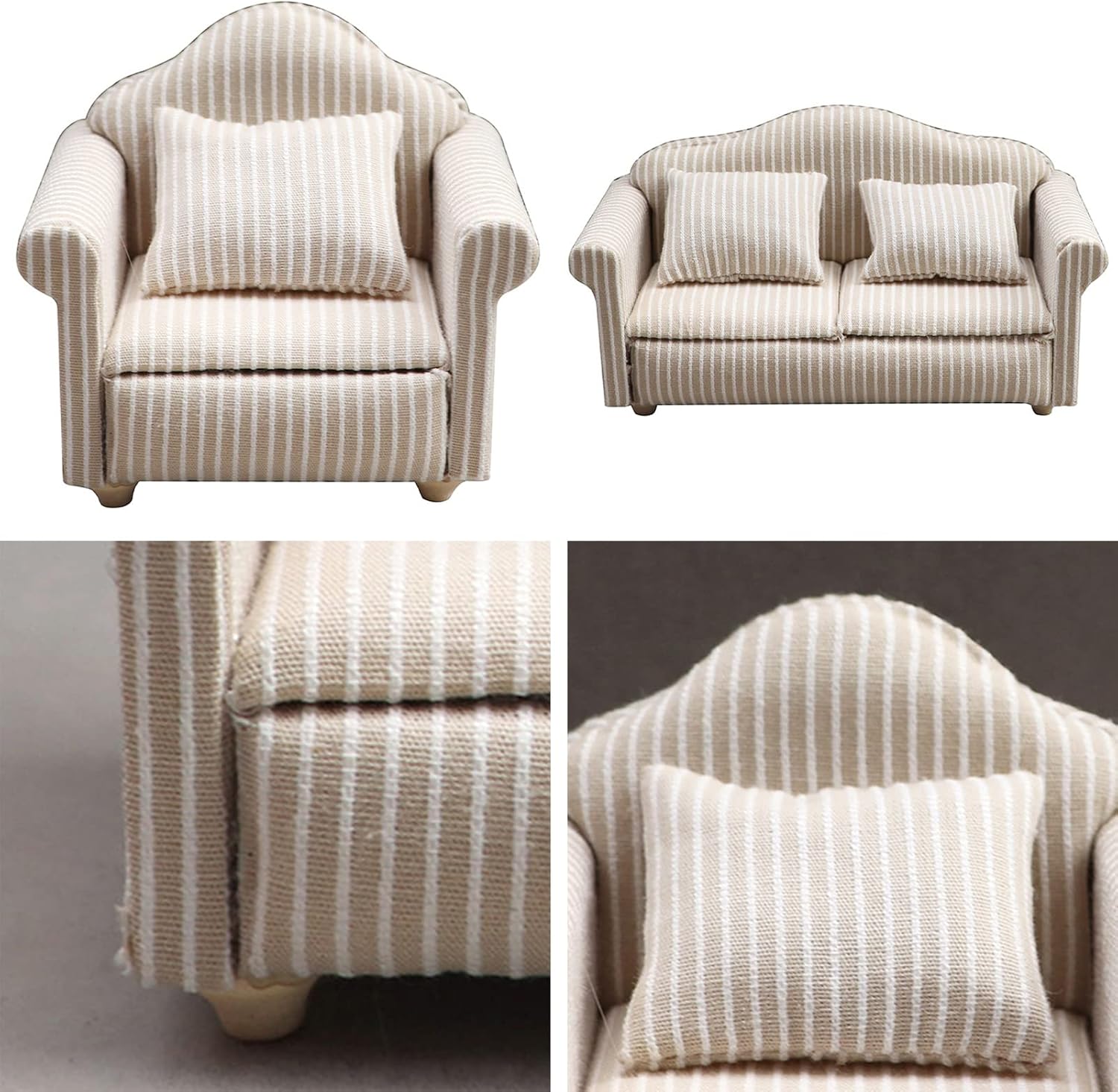 Buy Kripyery Dollhouse Toys, Highly Restored Dollhouse Handmade Sofa