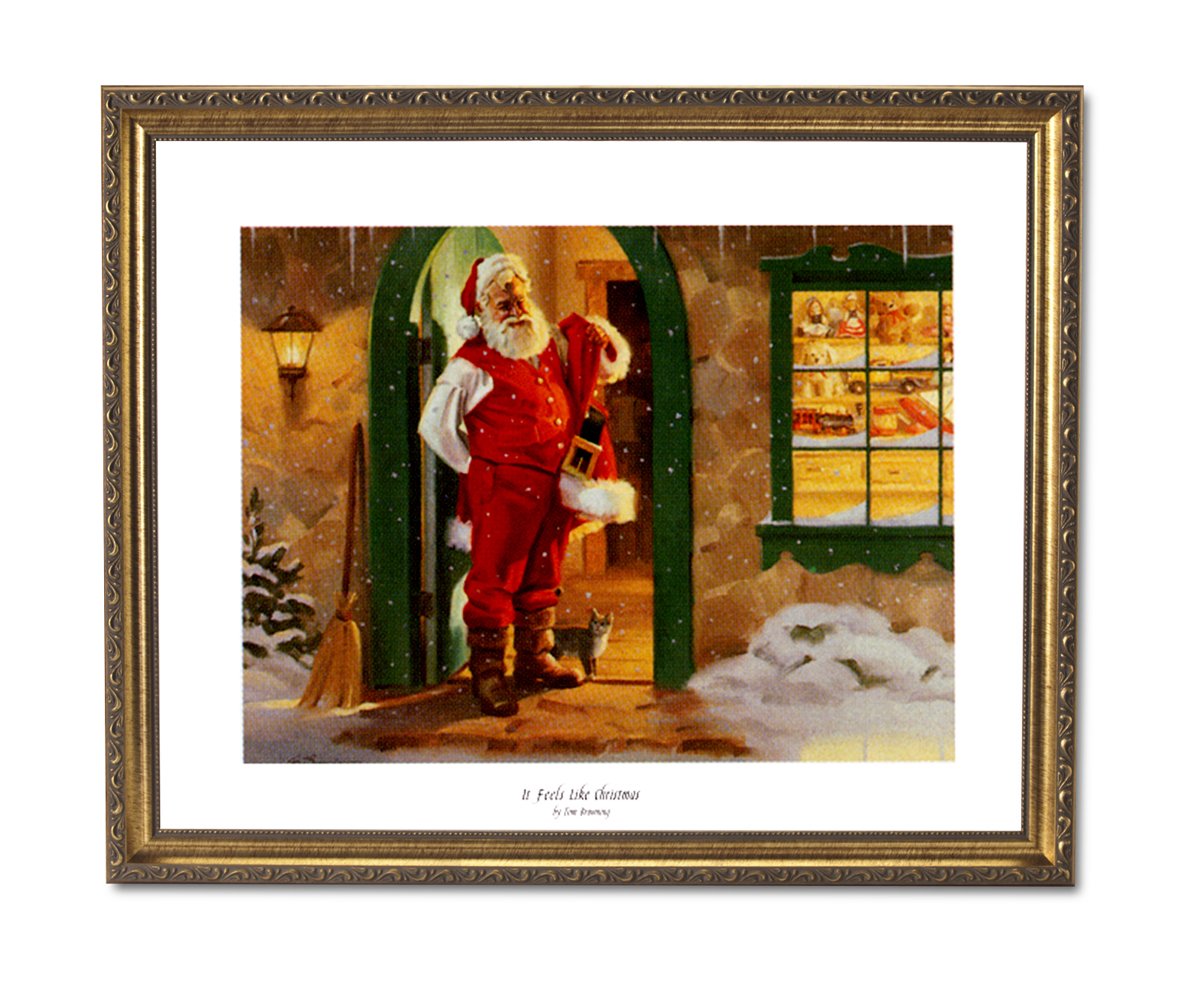 Amazon.com: Old St Nick Santa Clause at Home by Tom Browning