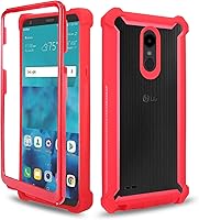 Vista 5 de Asuwish Funda de teléfono para LG Aristo 2/3 Plus, Rebel 4, Tribute Empire Dynasty, Zone 4, K8 Plus 2018 K8S, Fortune 2, Phoenix 4, Risio 3, Negro