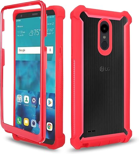 Miniatura 5 de Asuwish Funda de teléfono para LG Aristo 2/3 Plus, Rebel 4, Tribute Empire Dynasty, Zone 4, K8 Plus 2018 K8S, Fortune 2, Phoenix 4, Risio 3, Negro