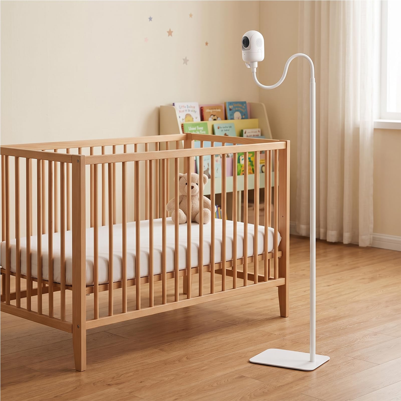 Support universel pour moniteur de bébé, hauteur réglable de 95 à 175 cm, compatible avec HelloBaby, VTech, TP-Link, Babysense, Boifun et toutes les caméras avec support de moniteur bébé à vis 6,35 mm