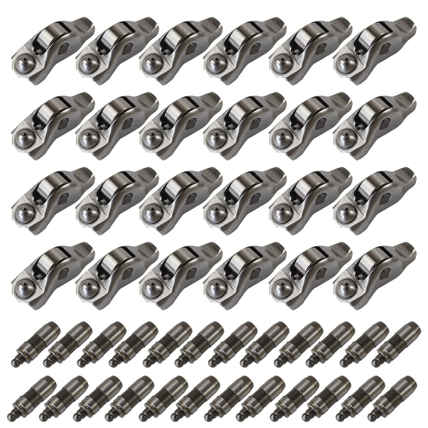 YDMON 3L3Z-6564-BA Engine Rocker Arm & Lifters Set, Compatible with F-or-d Explorer F-250 F-350 F-450 F-550 4.6L-6.8L 2004-2010, Automotive Replaces Part 3L3Z6564BA