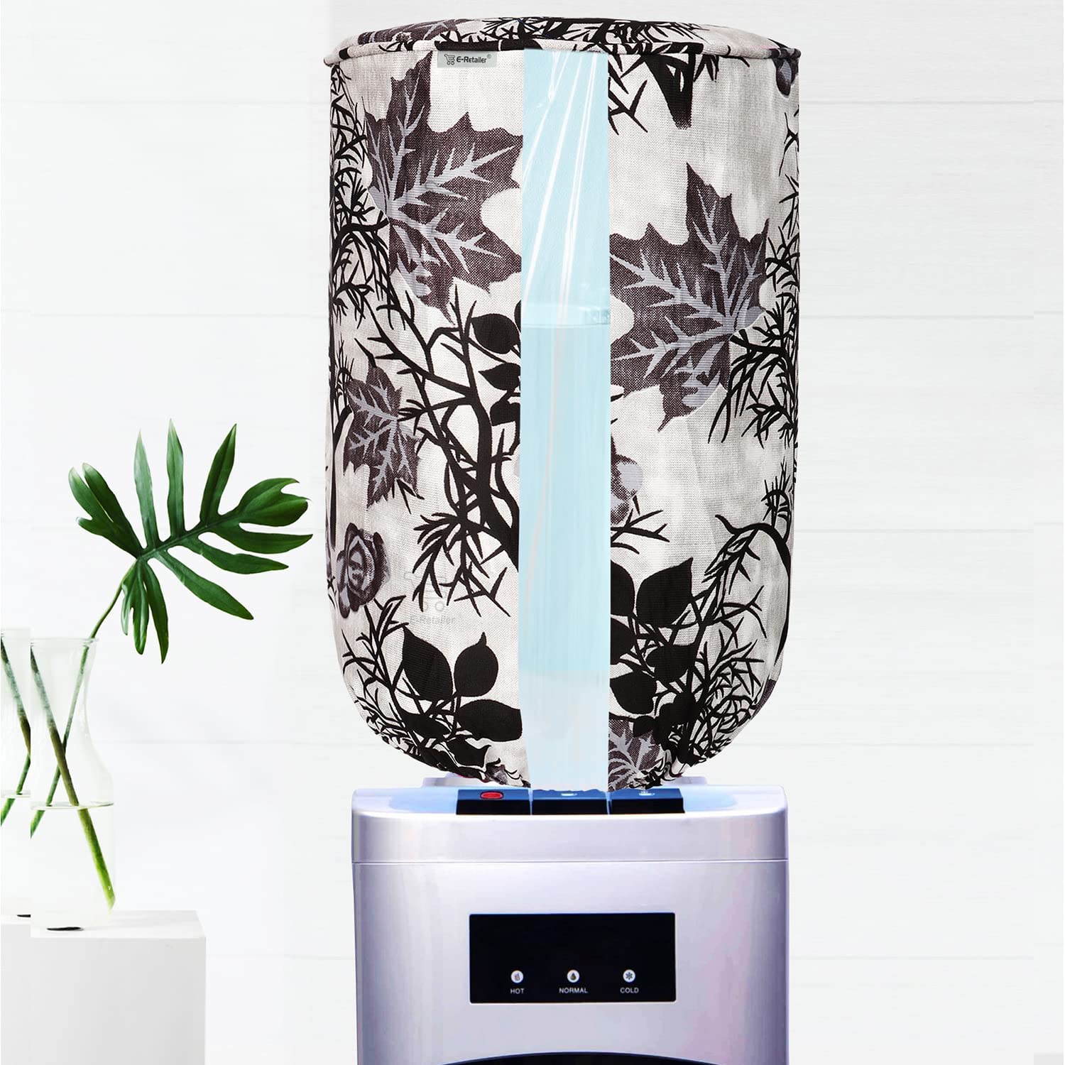 Water Dispenser Bottle Cover With Water Level Indication 20 L (Black)