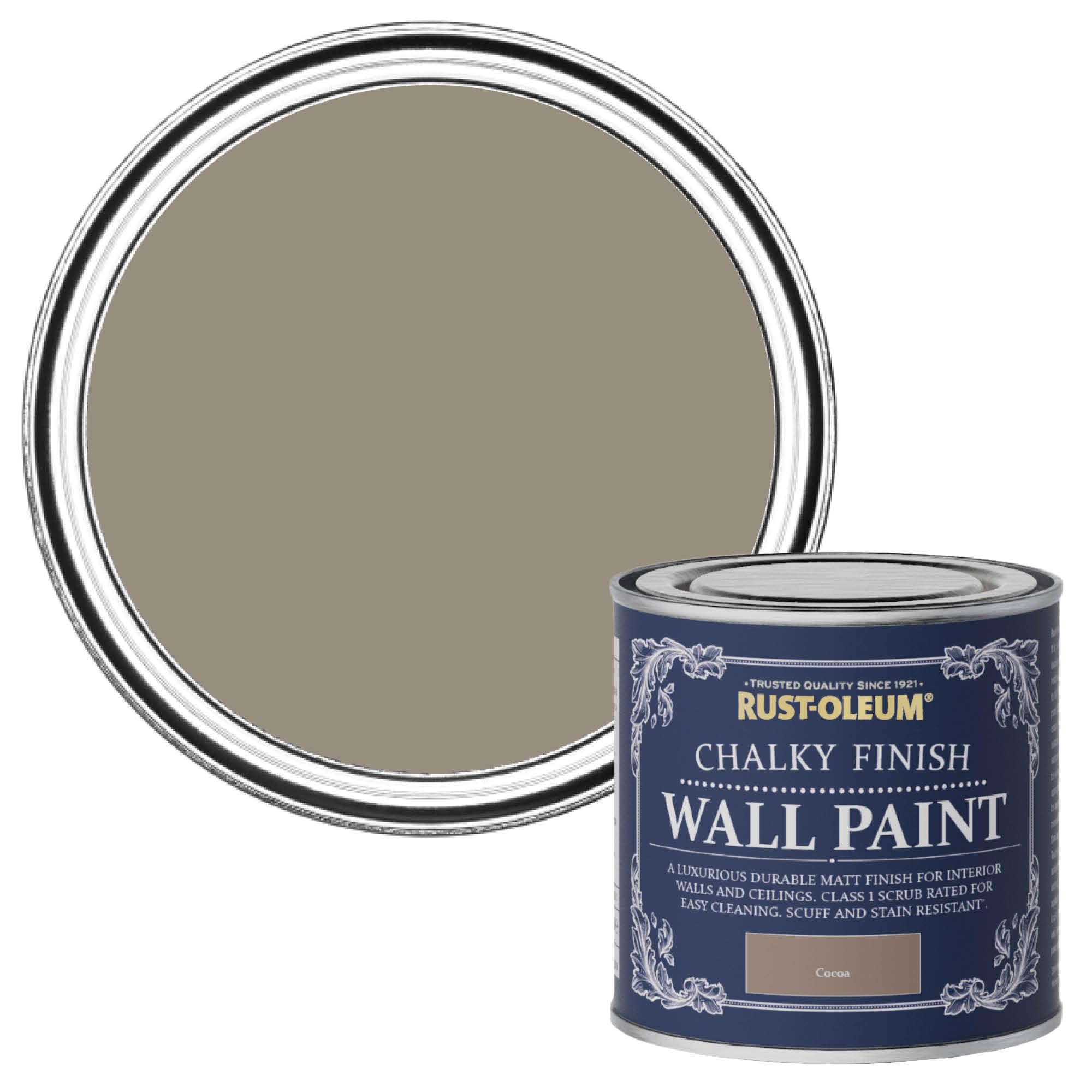 Rust-Oleum Chalky Wall Paint Cocoa 125ml