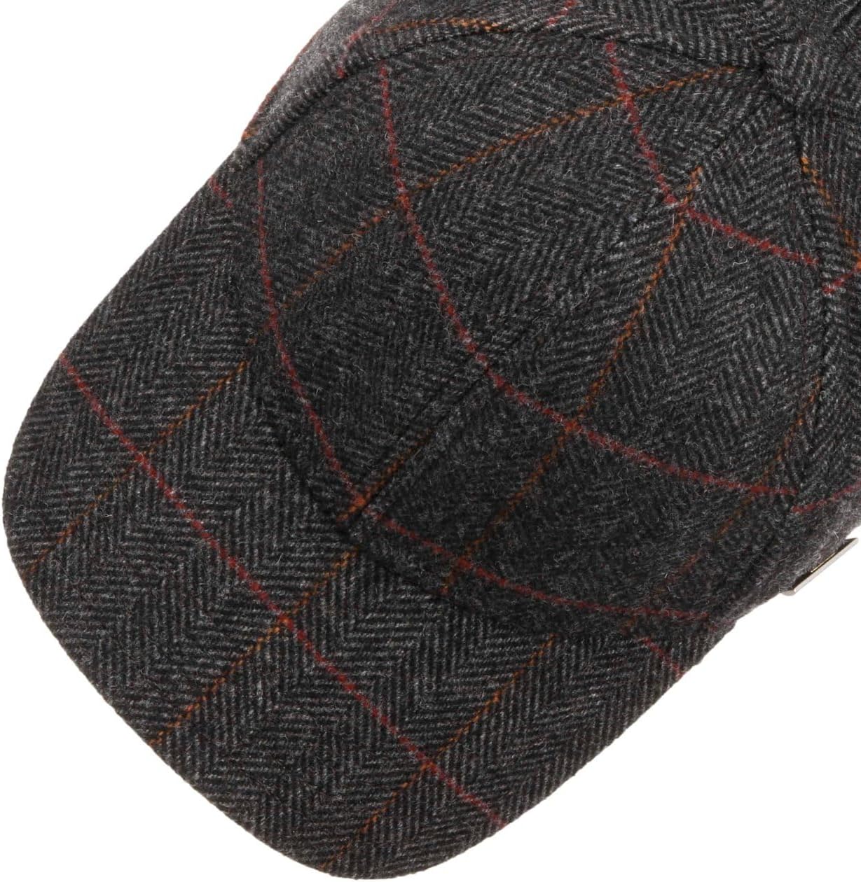 Stetson Kinty Wool Cap with Ear Flaps Lined Peaked Cap Men Fall Winter