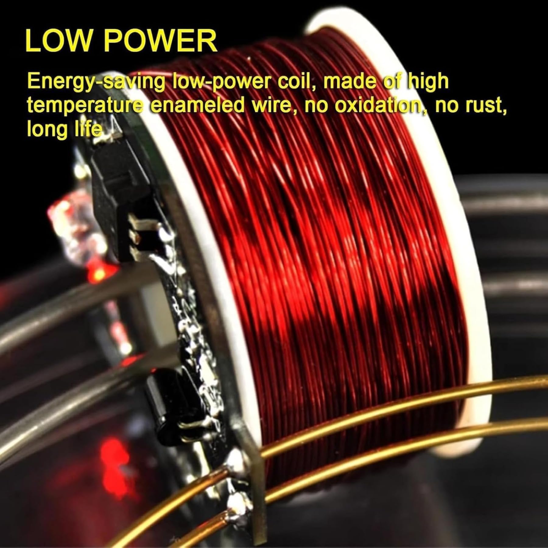 Kit acceleratore elettromagnetico, motore ciclotrone ad anello elicoidale, materiale acrilico per progetti scientifici e regali fai da te, strumento sperimentale educativo